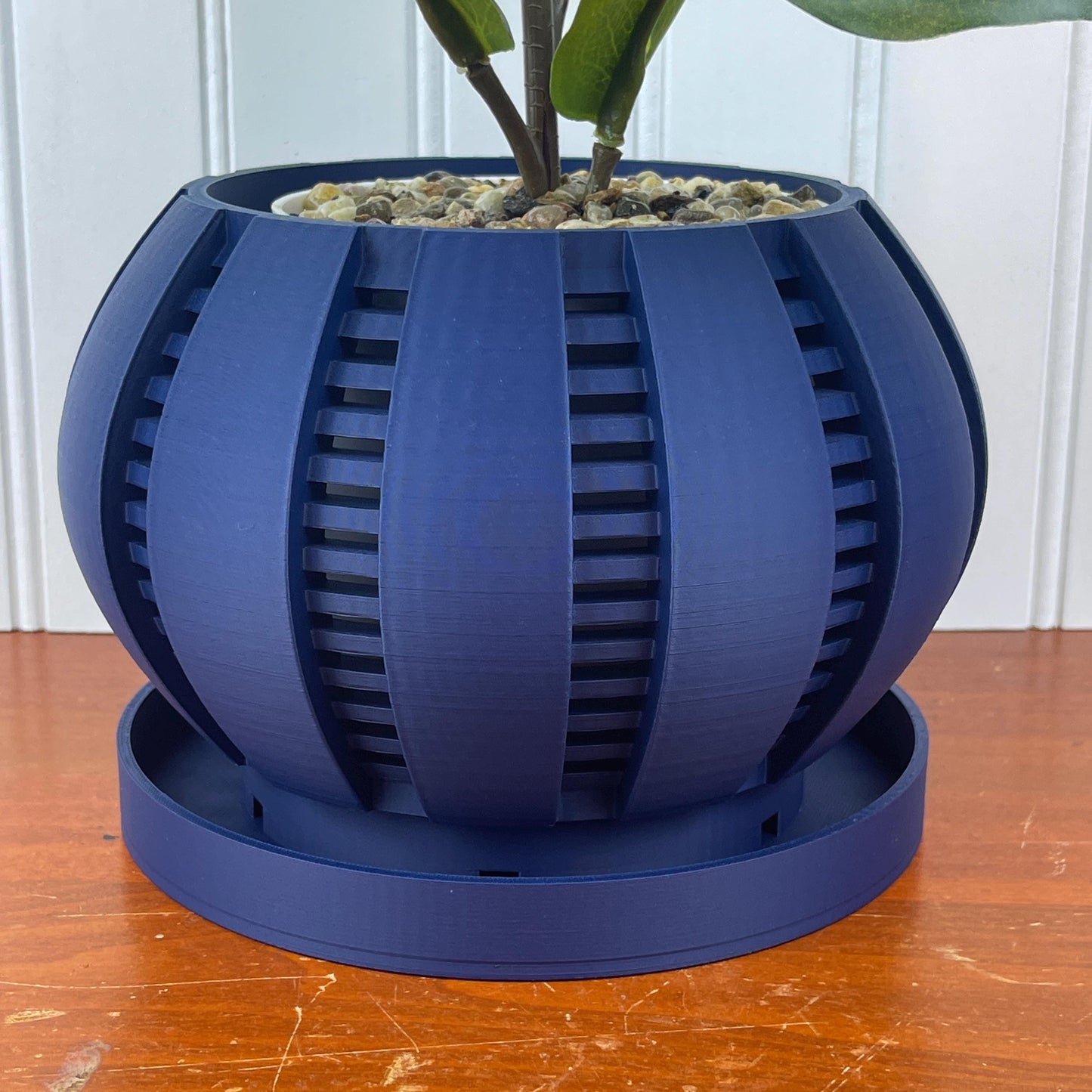 Orchid Planter Pot, The Arik Orchid Planter Pot with Drainage Tray, Modern Unique