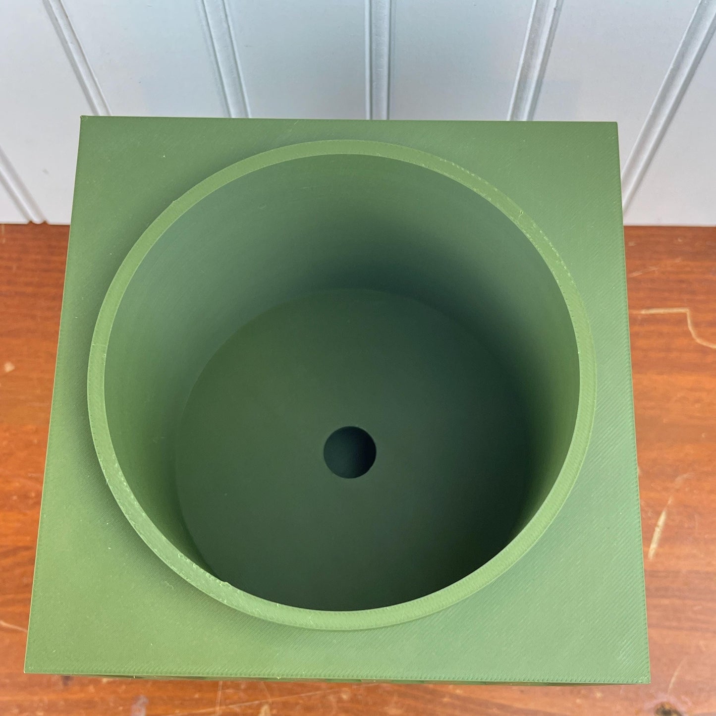 Modern Unique Indoor Flower Pot, Larix Planter Pot, Houseplants, Indoor Planter w/ Drainage Hole and Drip Tray, , Ecofriendly