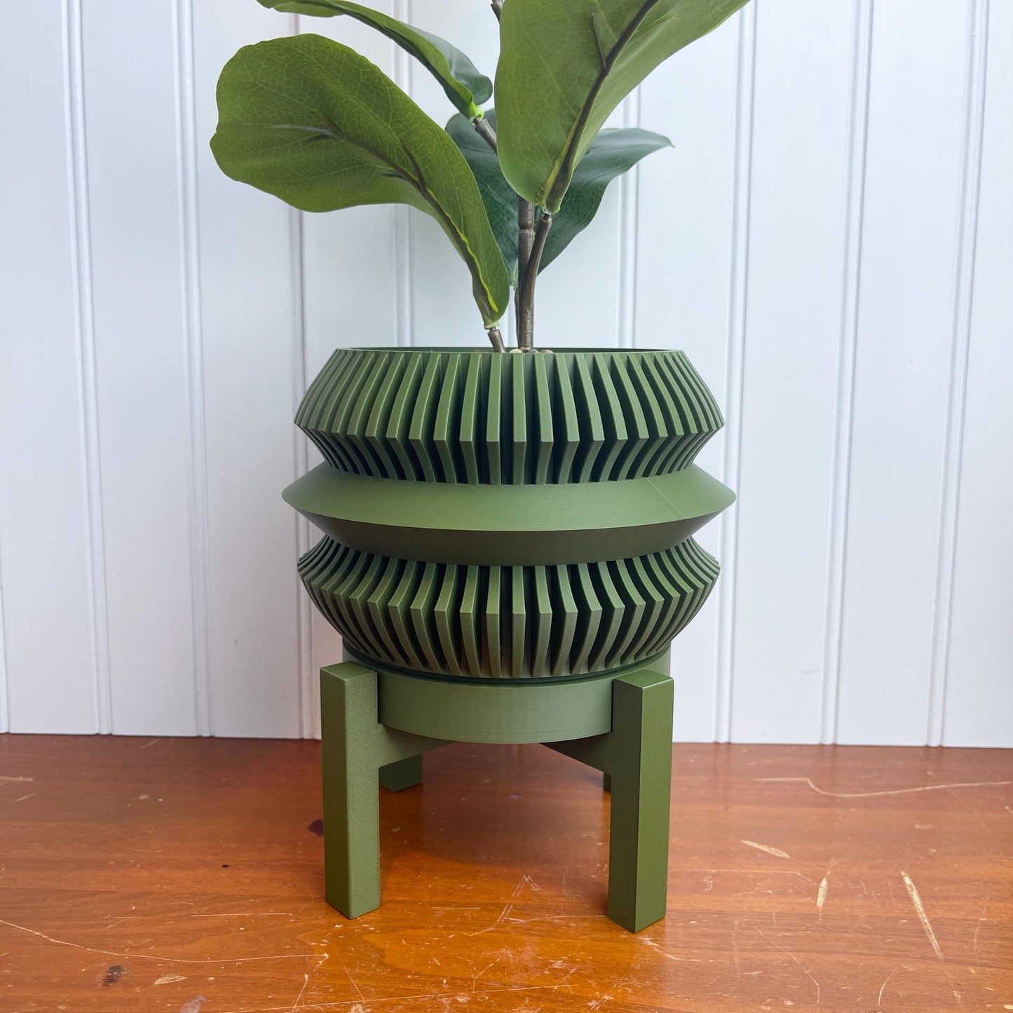 Modern Indoor Flower Pot, Uldol Planter Pot,  Indoor Planter w/ Drainage Hole and Drip Tray, Houseplants, Ecofriendly