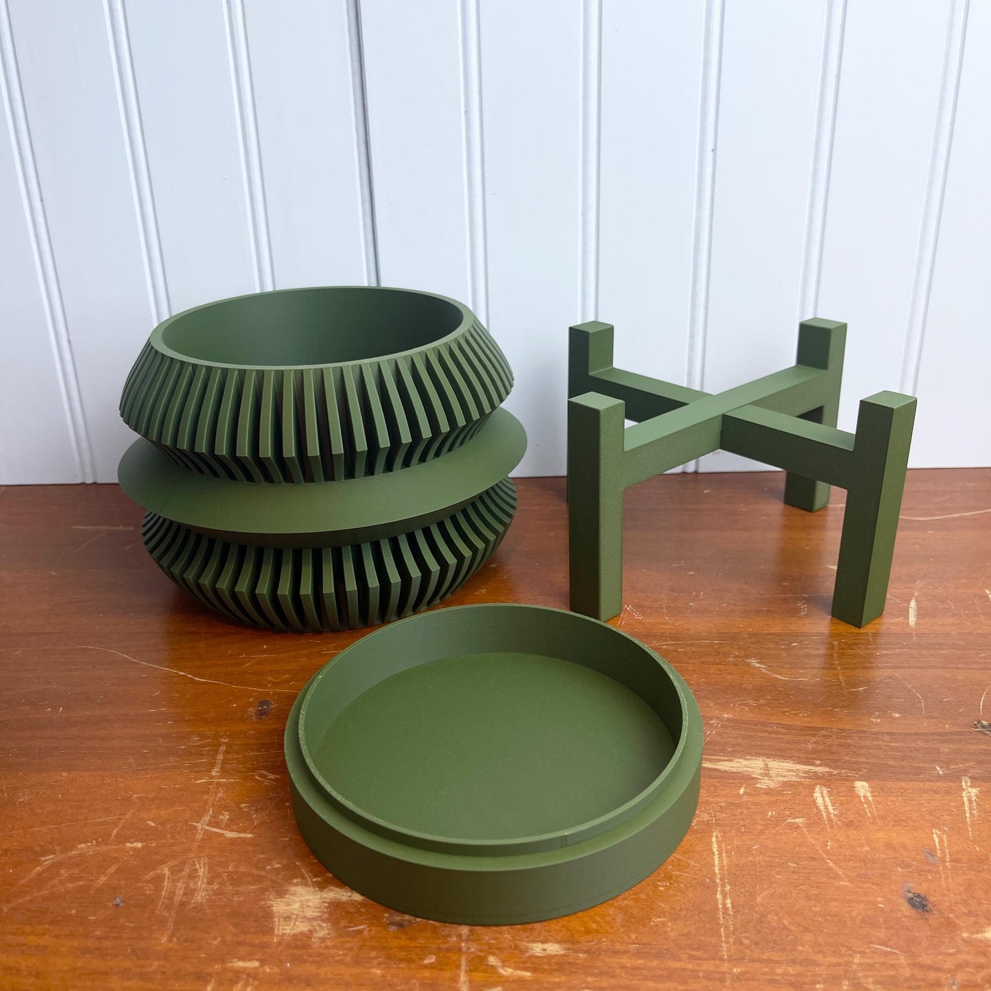 Modern Indoor Flower Pot, Uldol Planter Pot,  Indoor Planter w/ Drainage Hole and Drip Tray, Houseplants, Ecofriendly
