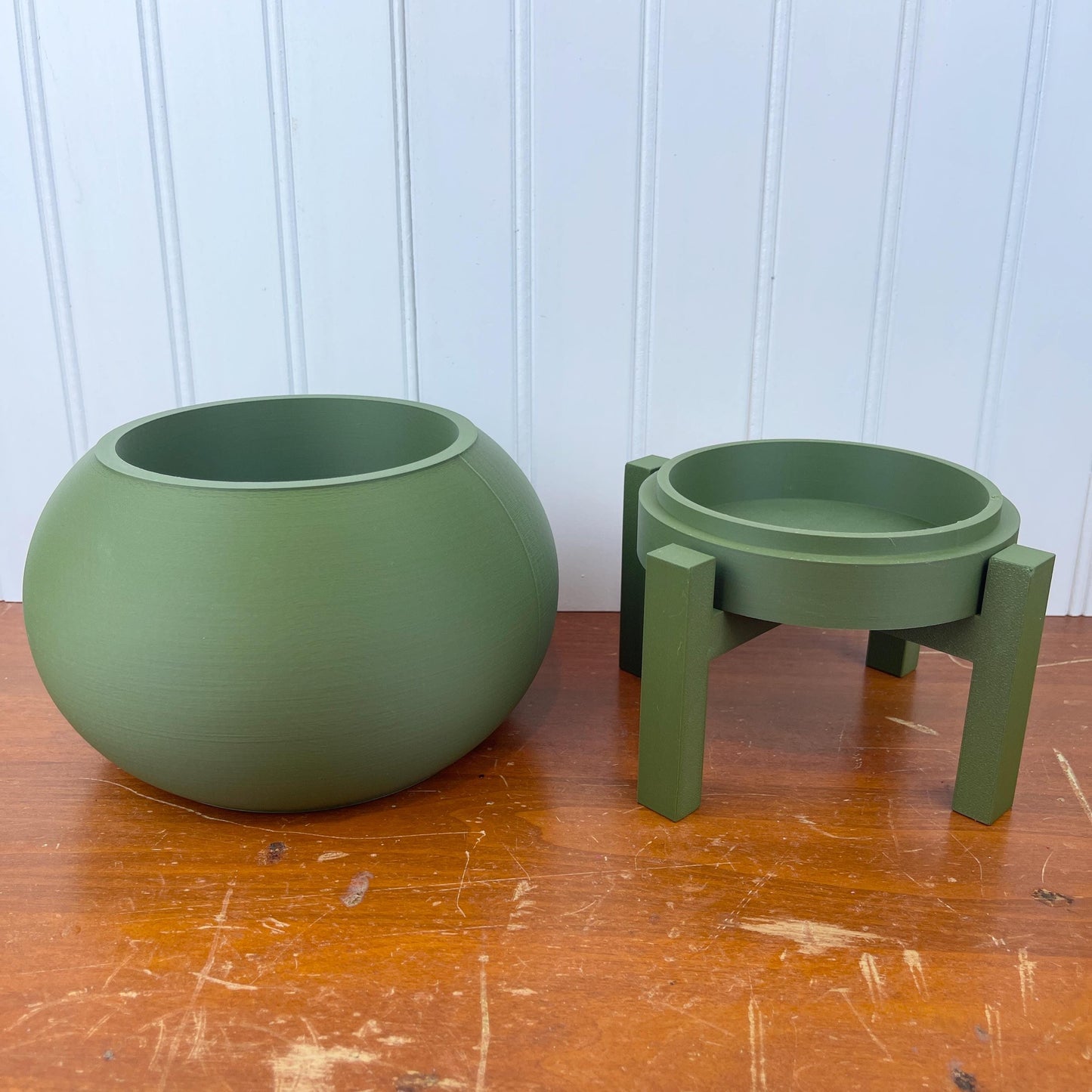 Modern Indoor Flower Pot, Rono Simple Planter Pot, Houseplants, Indoor Planter w/ Drainage Hole and Drip Tray, Eco-Friendly