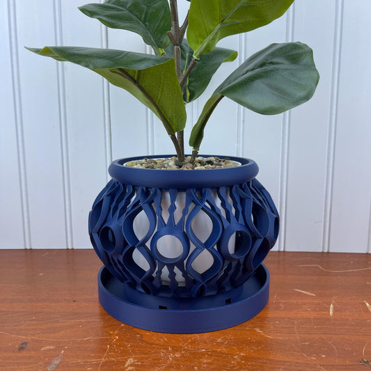 Orchid Planter Pot, The Lyren Planter Pot & Orchid Pot Hybrid, Orchid Planter with Flower Pot Insert