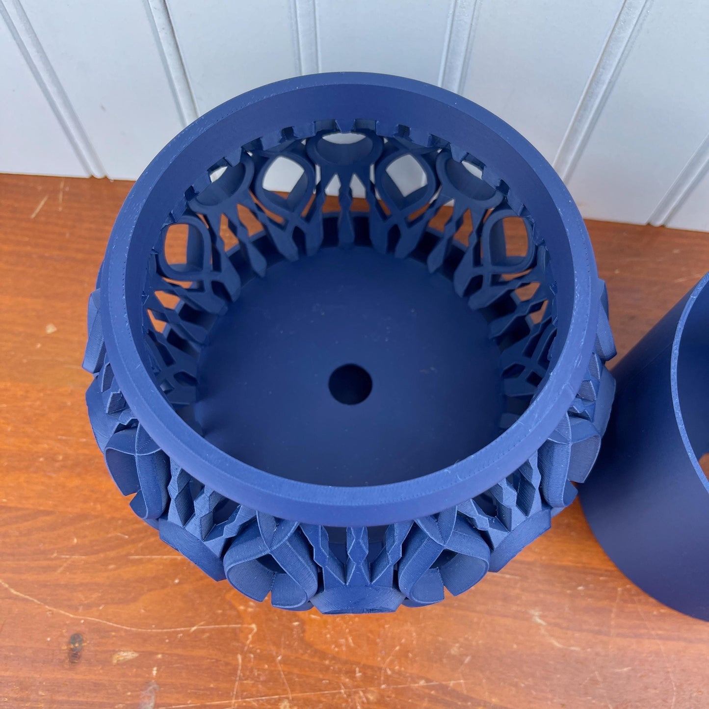 The Lyren Planter Pot & Orchid Pot Hybrid, Indoor Orchid Planter with Flower Pot Insert, Tabletop Planter