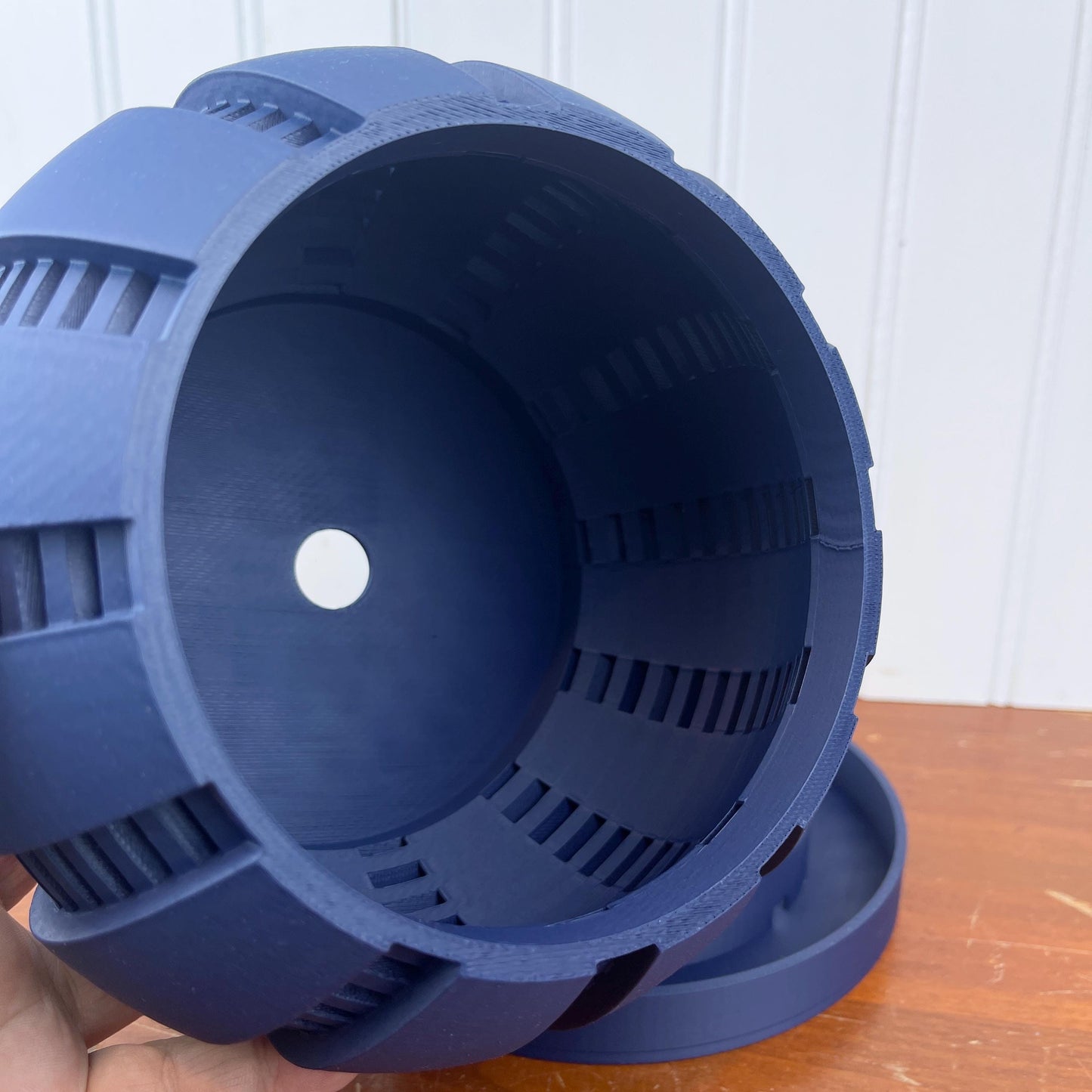 Orchid Planter Pot, The Arik Orchid Planter Pot with Drainage Tray, Modern Unique