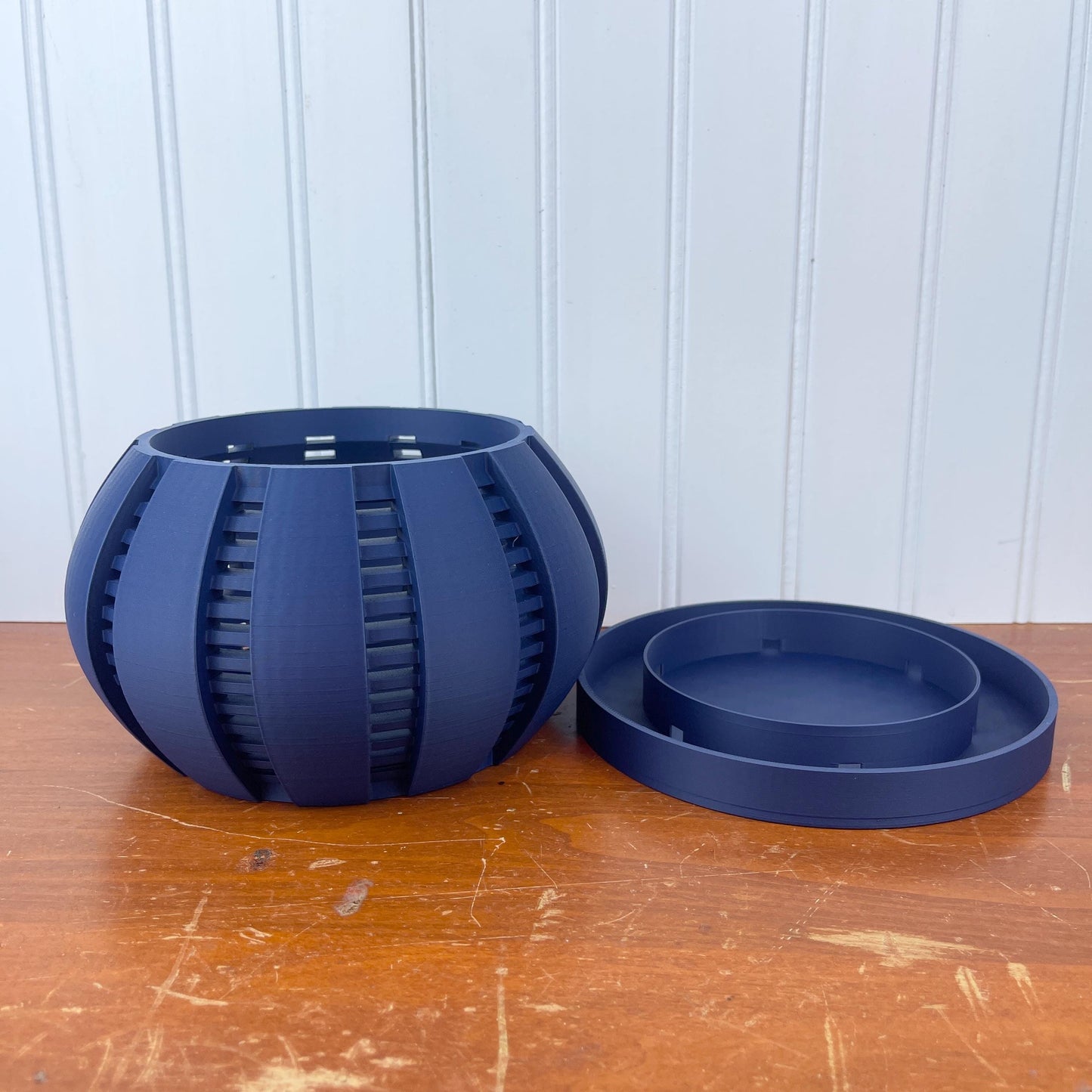 Orchid Planter Pot, The Arik Orchid Planter Pot with Drainage Tray, Modern Unique