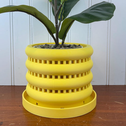 Orchid Planter Pot, The Ulra Orchid Planter Pot with Drainage Tray, Modern Unique