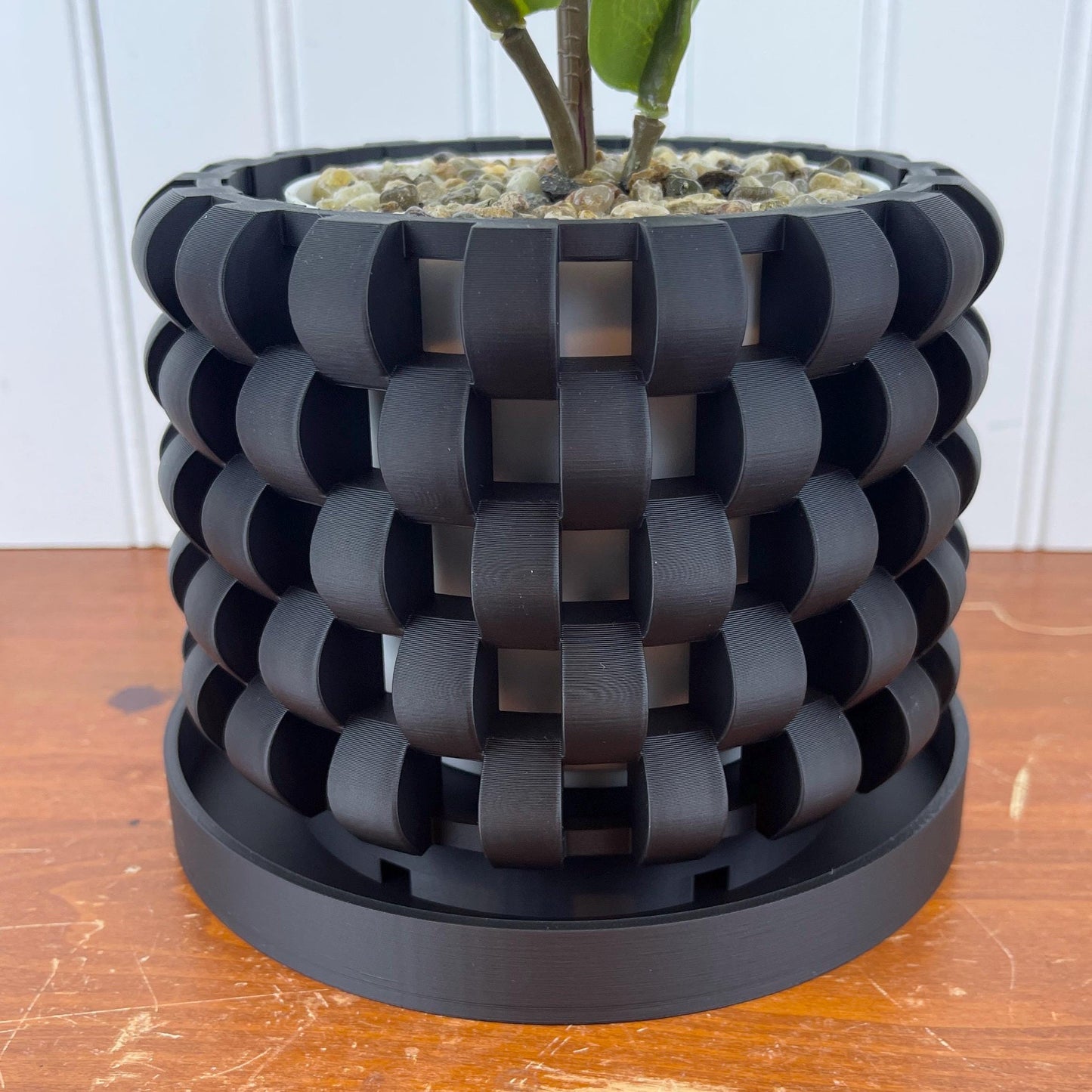 Orchid Planter Pot, The Sinol Orchid Planter Pot with Drainage Tray, Modern Unique
