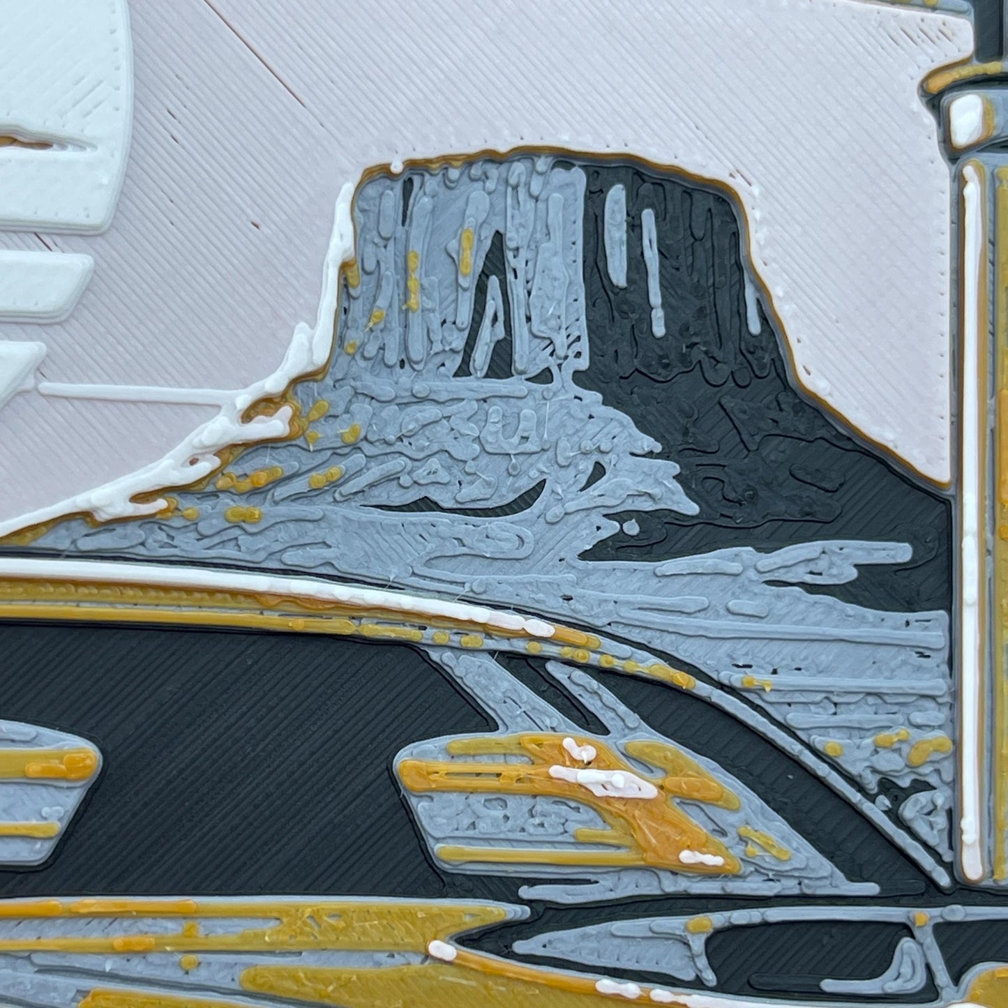 Route 66 Dodge Wall Art,  Wall Art, Hueforge Art Print, Textured Art