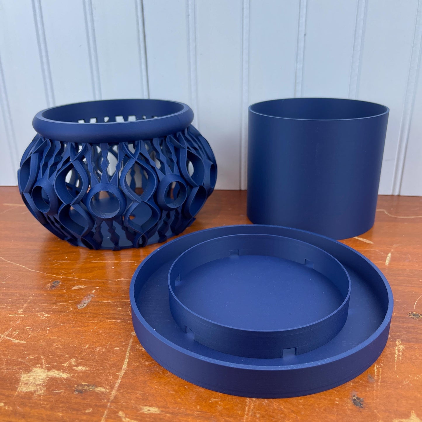 The Lyren Planter Pot & Orchid Pot Hybrid, Indoor Orchid Planter with Flower Pot Insert, Tabletop Planter