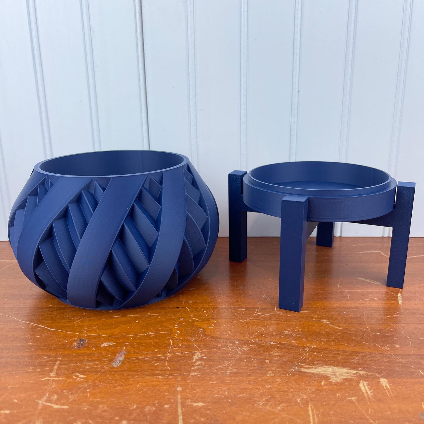 Indoor Planter Pot, The Silvio, Indoor Flower Pot, Houseplants, Planter Drip Tray, Ecofriendly