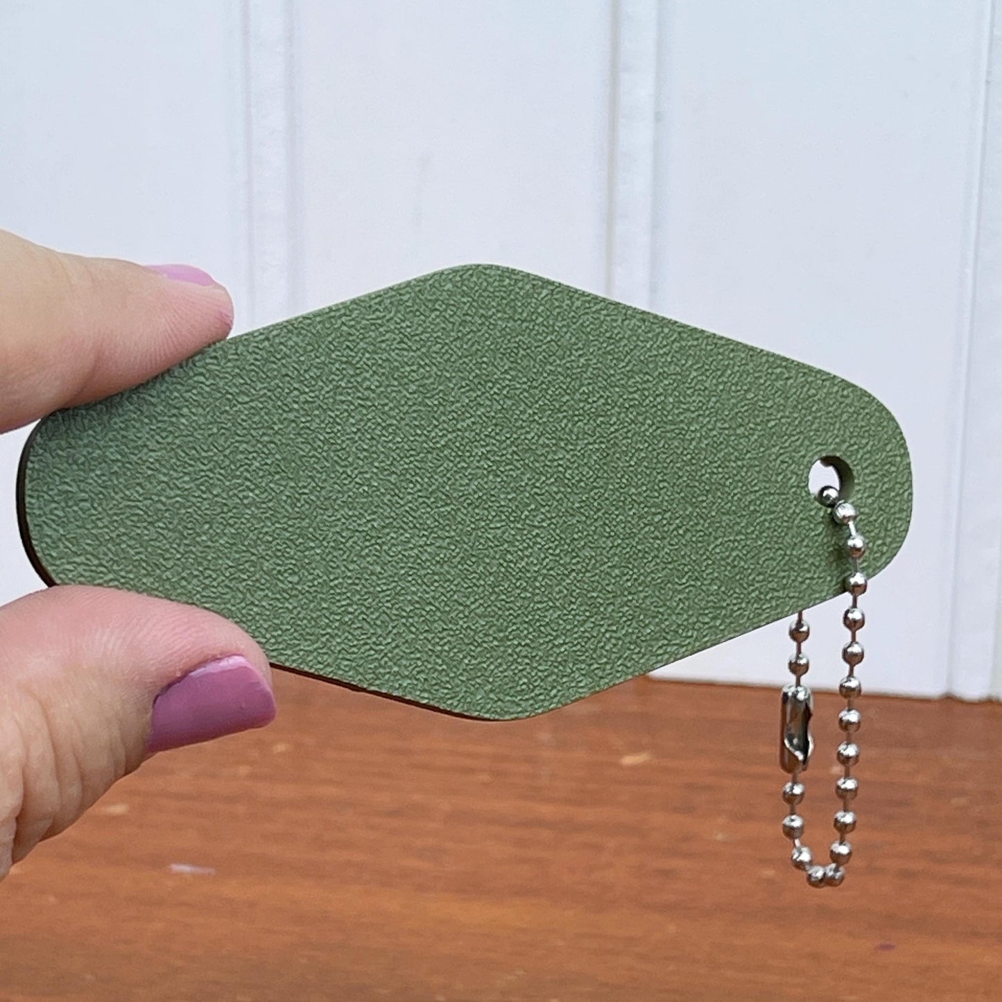 Retro Motel Keychain, Hold My Beer, Ballchain Keychain