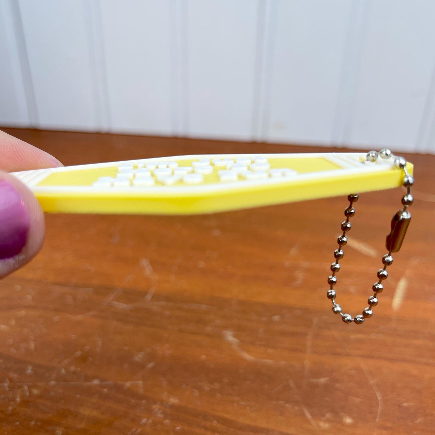 Retro Motel Keychain, I’m Just Here to Have Fun, Ballchain Keychain