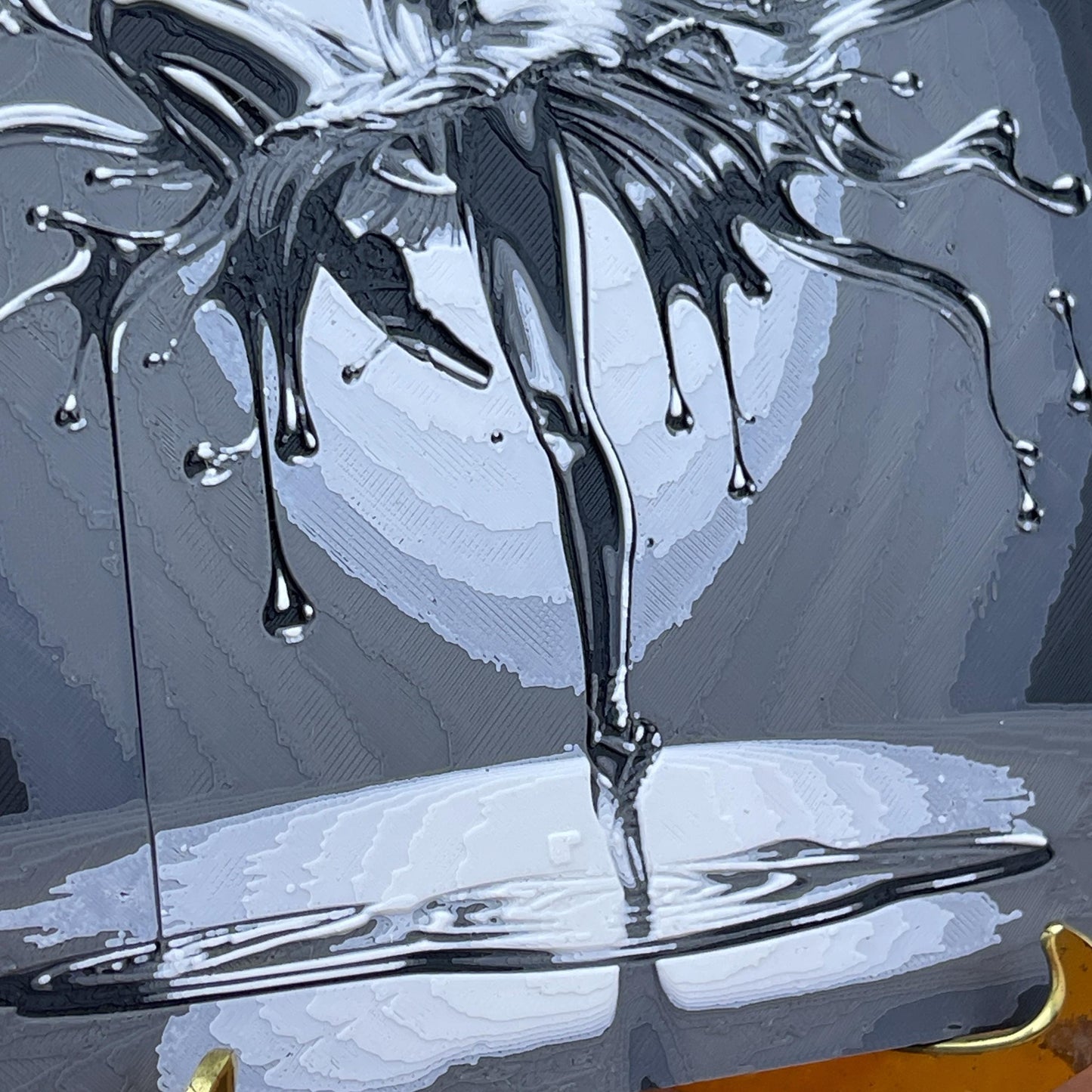 Prima Ballerina Wall Art,  Art, Ballerina Art, Water Splash, Hueforge