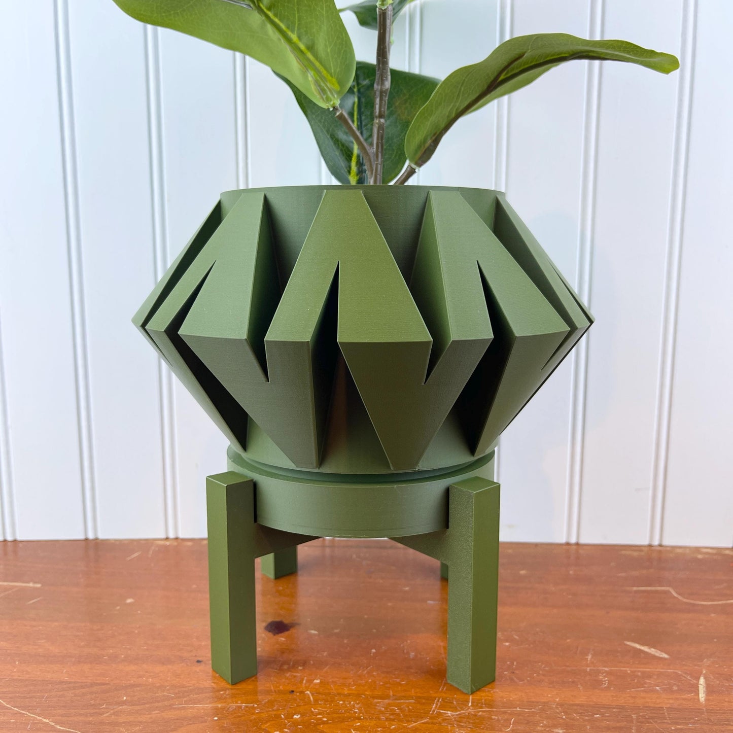 Indoor Planter Pot, The Kovi Planter Pot with Drainage Tray & Stand, Houseplants, Eco-friendly