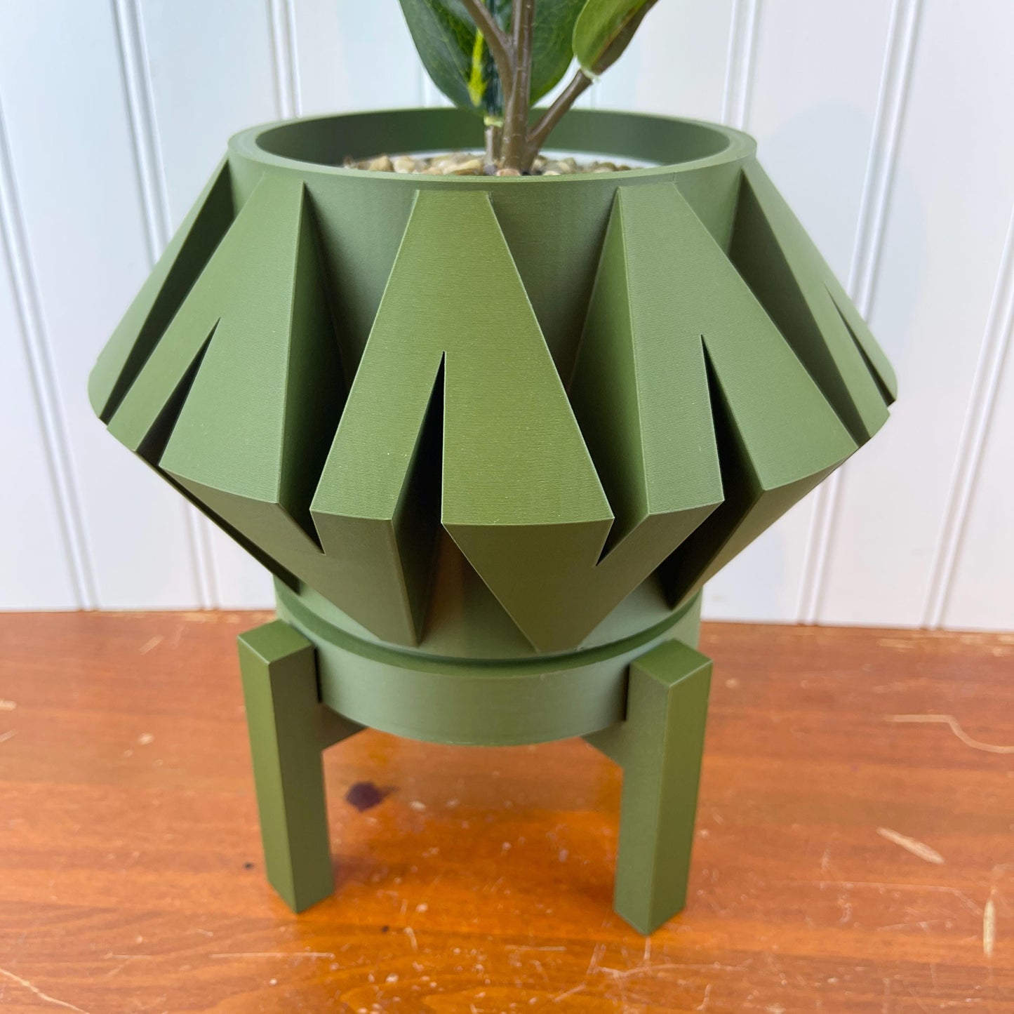 Indoor Planter Pot, The Kovi Planter Pot with Drainage Tray & Stand, Houseplants, Eco-friendly