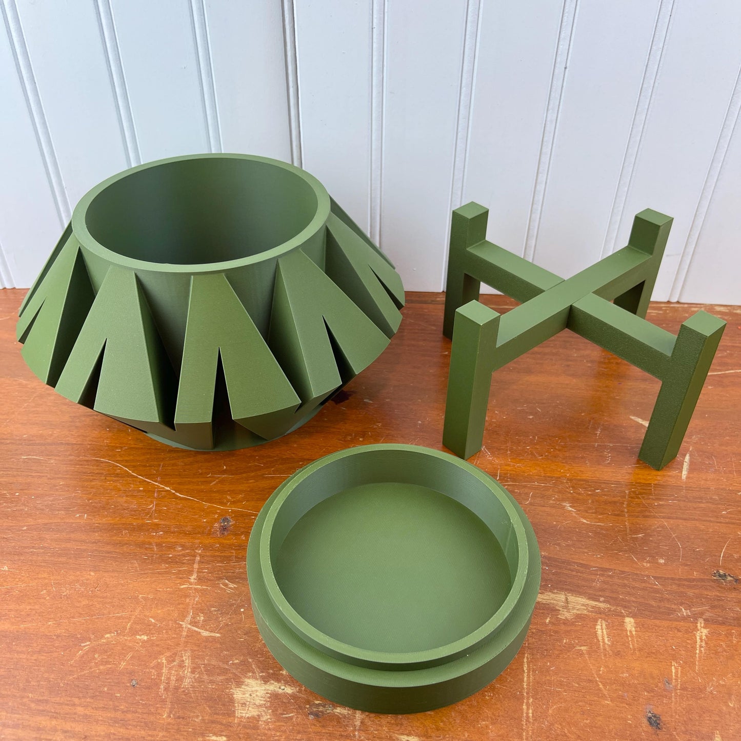 Indoor Planter Pot, The Kovi Planter Pot with Drainage Tray & Stand, Houseplants, Eco-friendly