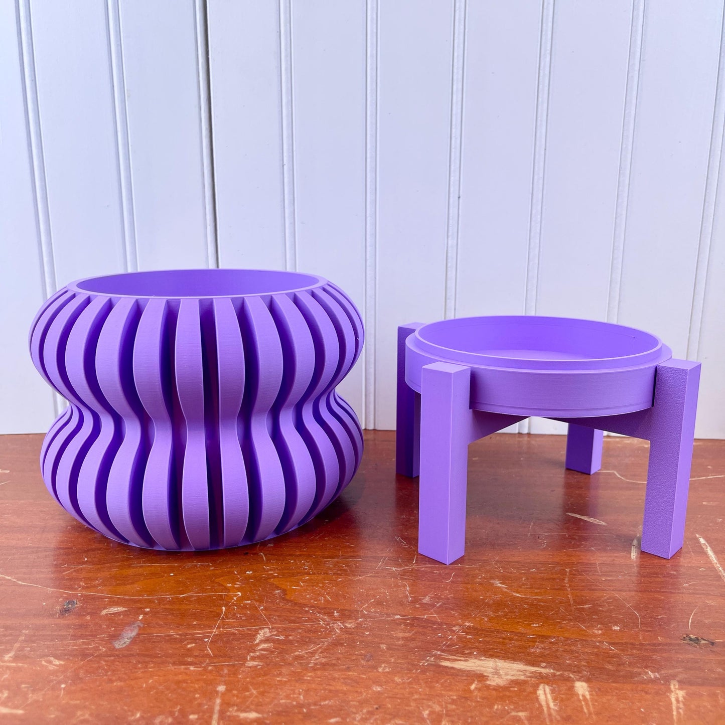 Indoor Planter Pot, The Daso Planter Pot with Drainage Tray & Stand, Houseplants, Eco-friendly