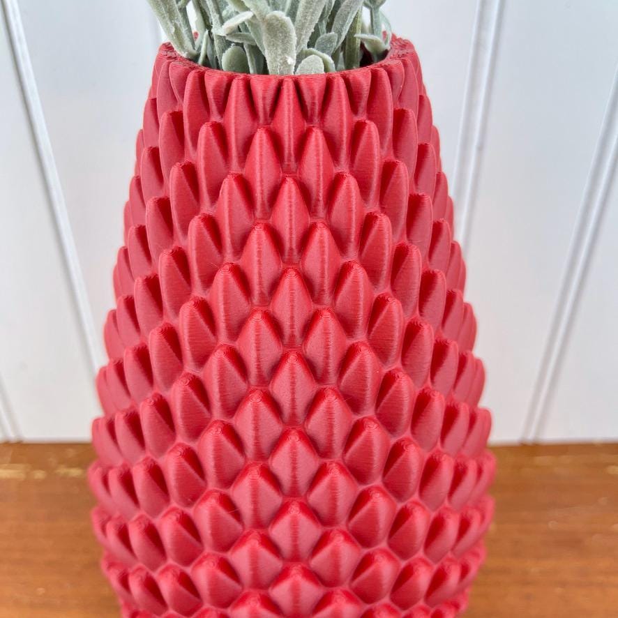 Modern  Vase, Dragonscale Flower Vase, Multiple Colors
