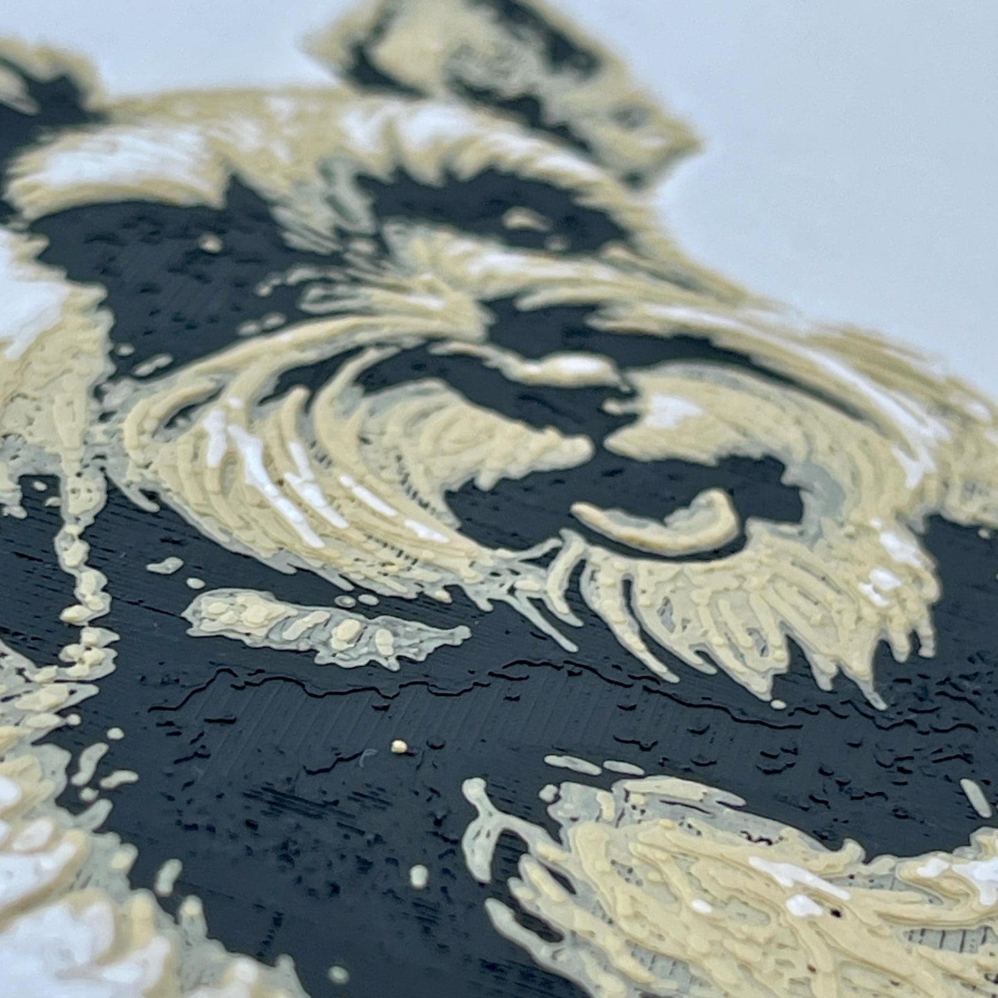 Schnauzer with Red Ball Wall Art,  Art, Dog Wall Art, Hueforge