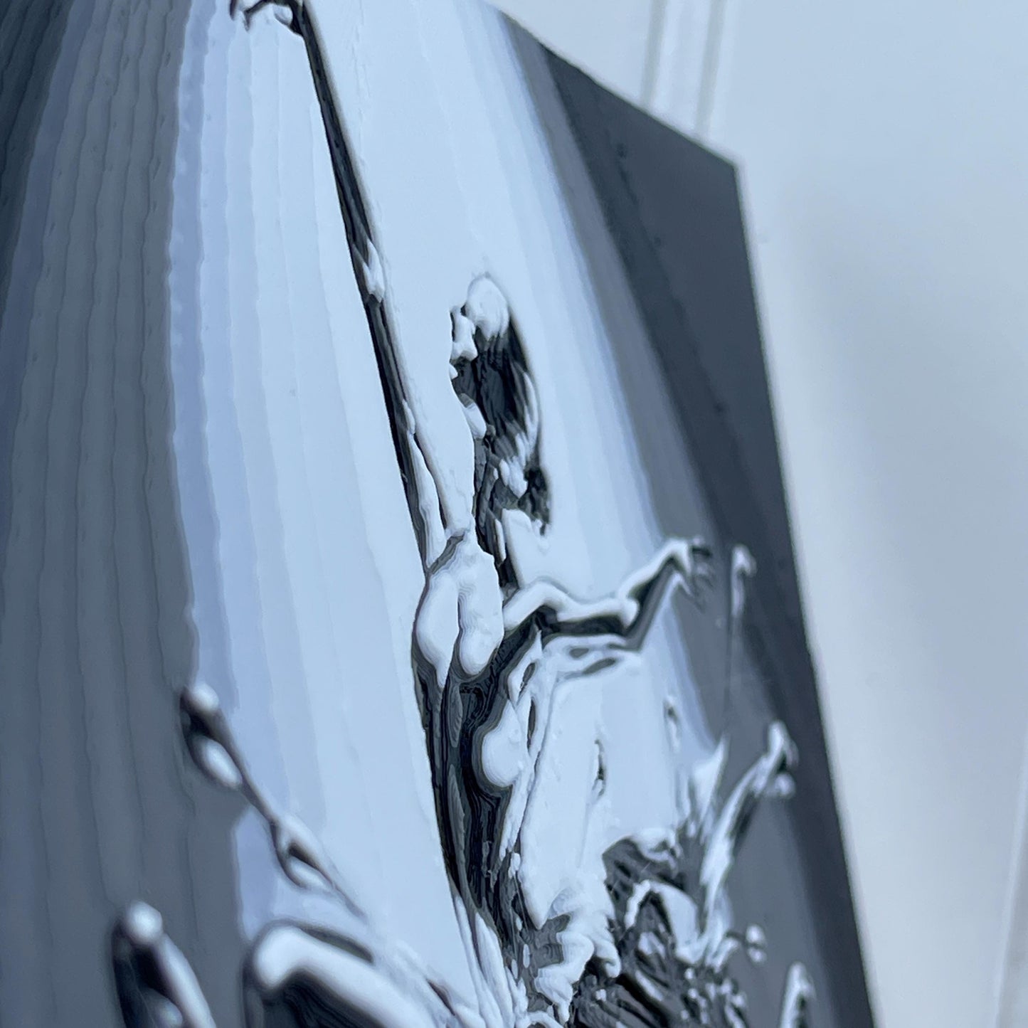 Prima Ballerina Wall Art,  Art, Ballerina Art, Water Splash, Hueforge