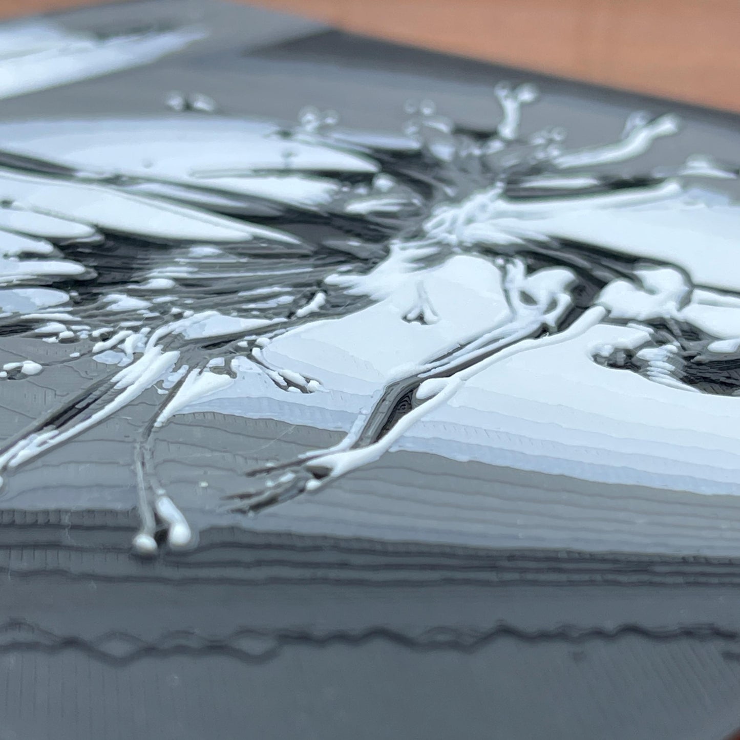 Prima Ballerina Wall Art,  Art, Ballerina Art, Water Splash, Hueforge