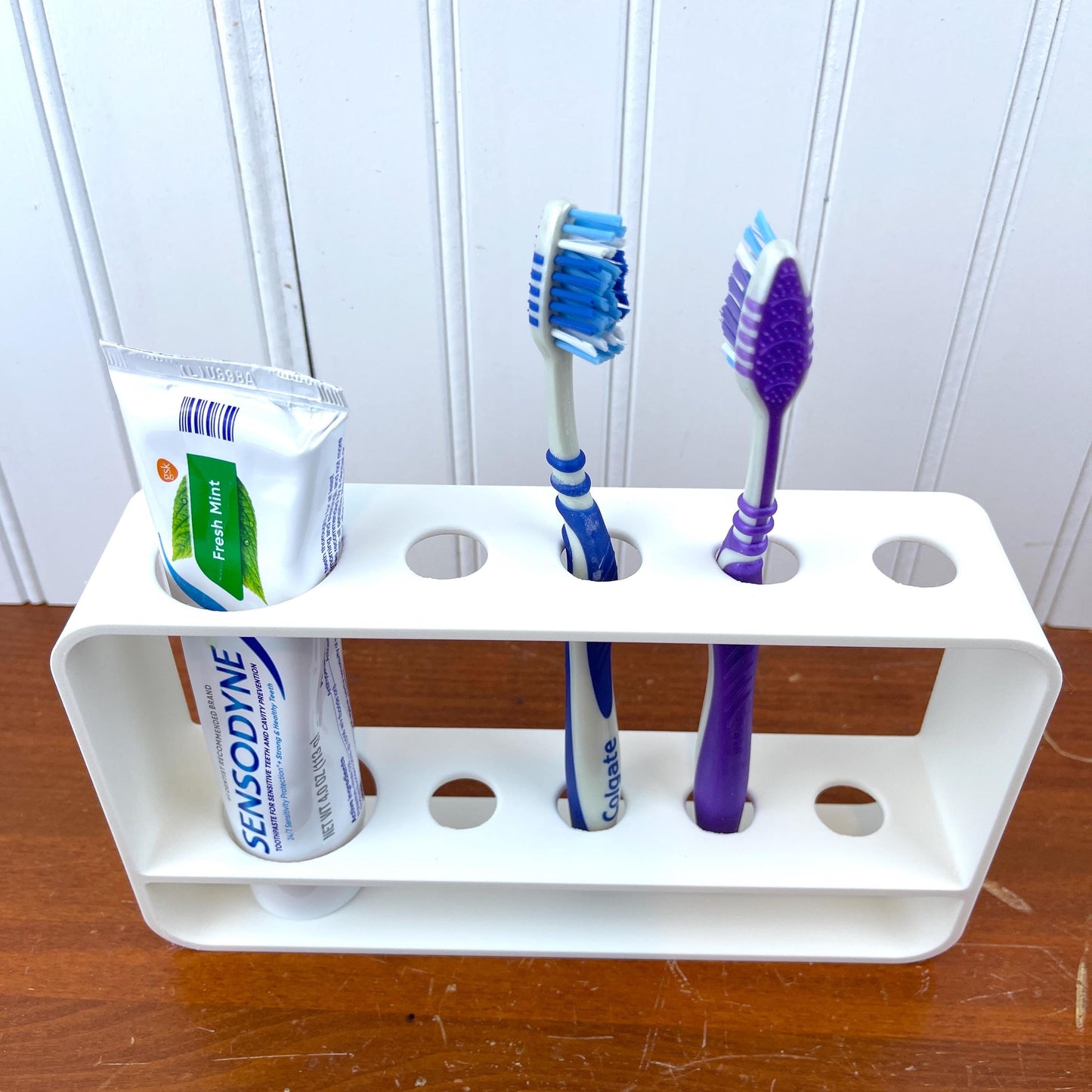 Toothbrush Toothpaste Holder,  Manual Toothbrush Holder, Dual Toothbrush Toothpaste Holder