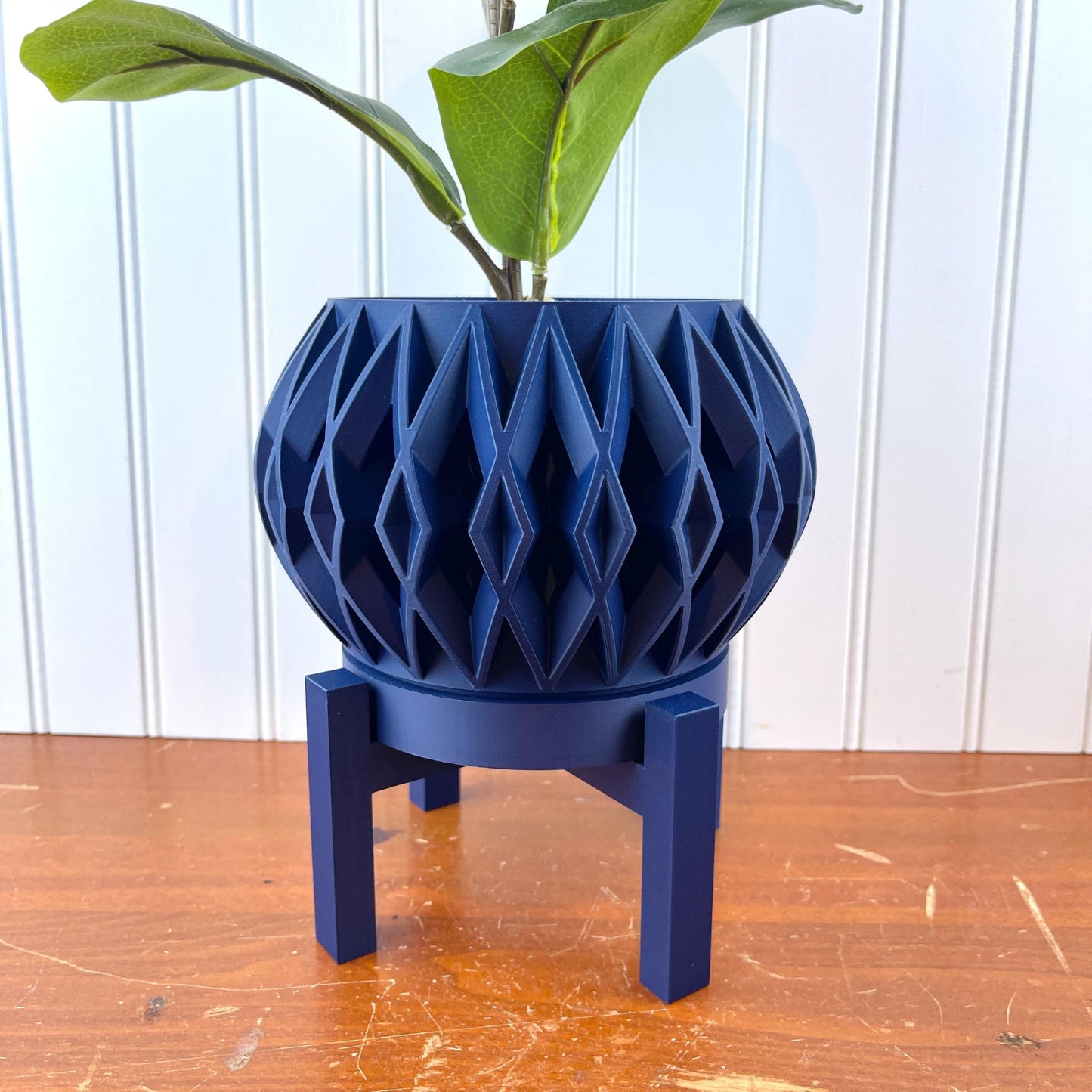 Indoor Flower Pot, Orik Planter Pot w/ Drainage Hole and Drip Tray, Houseplants, Ecofriendly