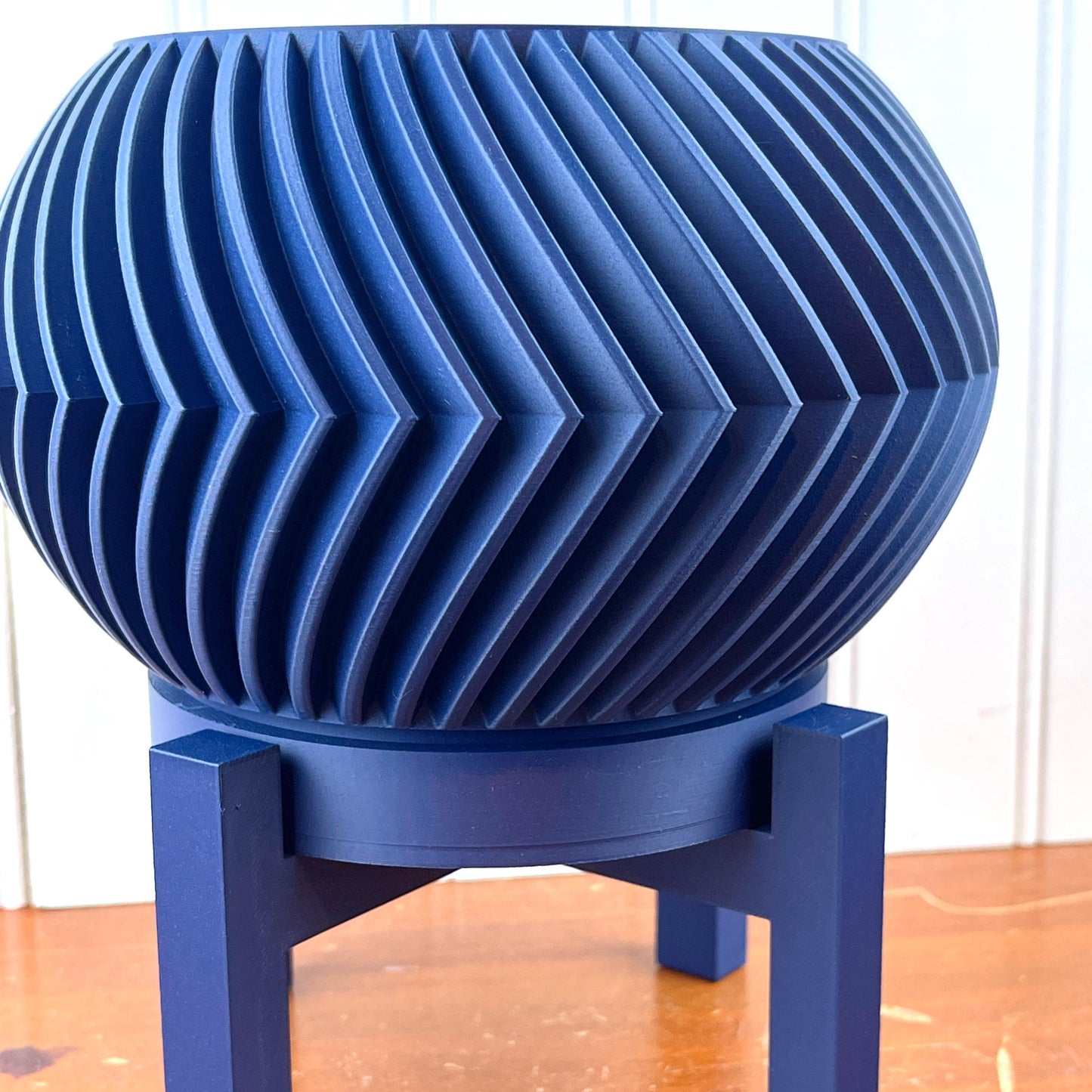 Indoor Flower Pot, Soko Planter Pot w/ Drainage Hole and Drip Tray, Houseplants, Ecofriendly