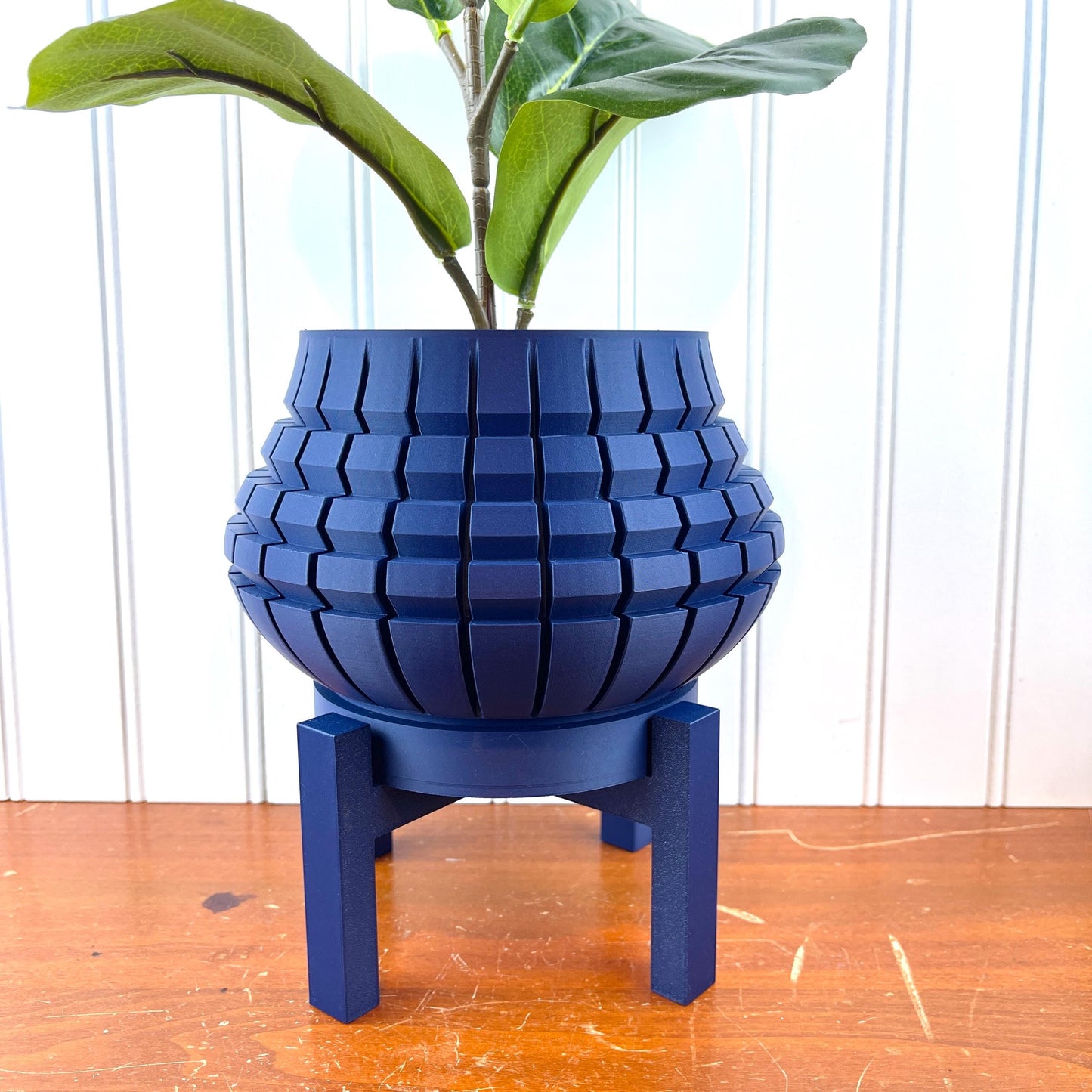Indoor Flower Pot, Ivane Planter Pot w/ Drainage Hole and Drip Tray, Houseplants, Ecofriendly