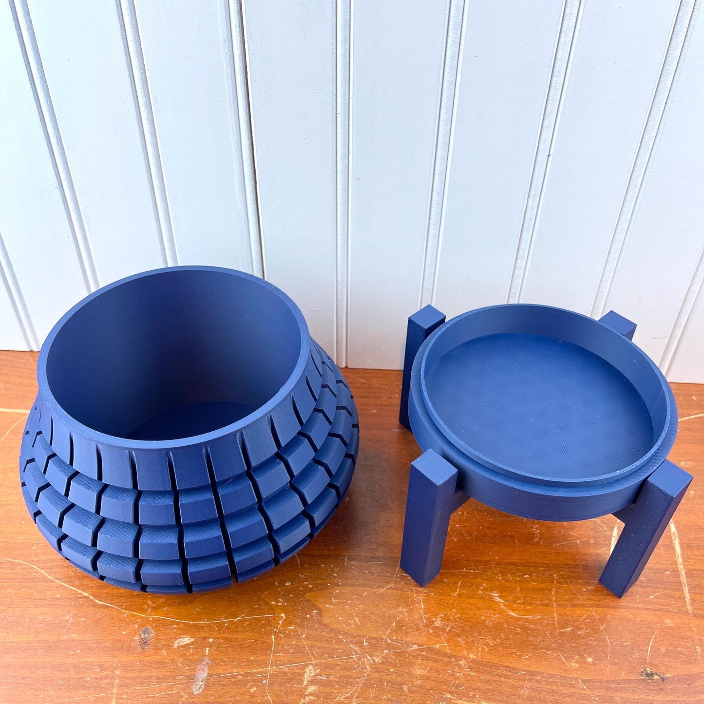 Indoor Flower Pot, Ivane Planter Pot w/ Drainage Hole and Drip Tray, Houseplants, Ecofriendly