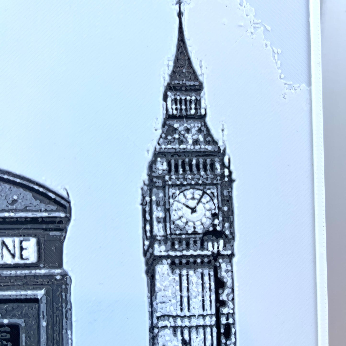 London Wall Art,  Wall Art, Telephone Booth, Big Ben, City Scape Art