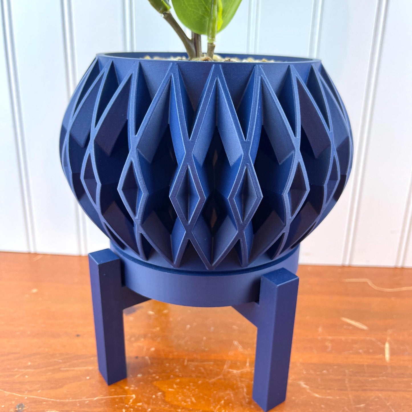 Indoor Flower Pot, Orik Planter Pot w/ Drainage Hole and Drip Tray, Houseplants, Ecofriendly