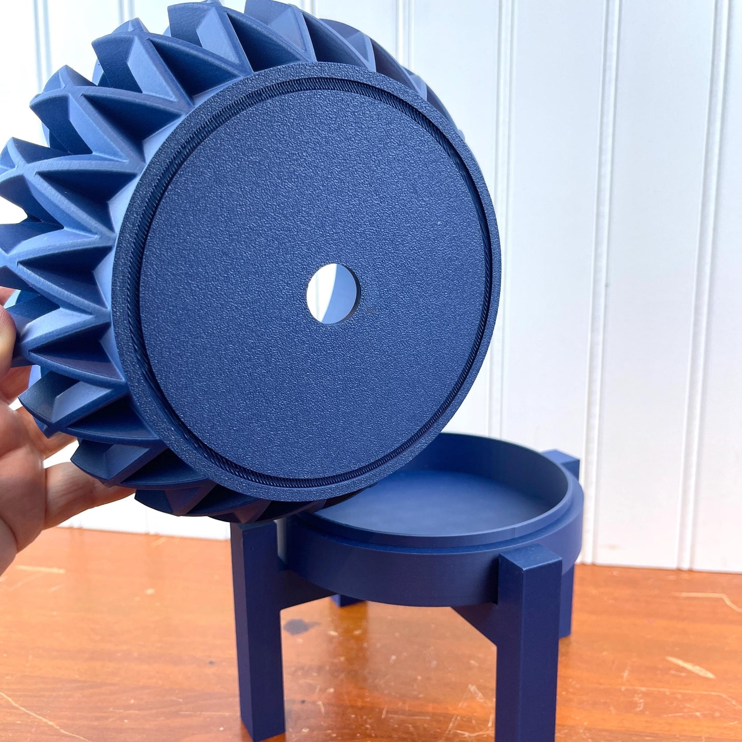 Indoor Flower Pot, Orik Planter Pot w/ Drainage Hole and Drip Tray, Houseplants, Ecofriendly