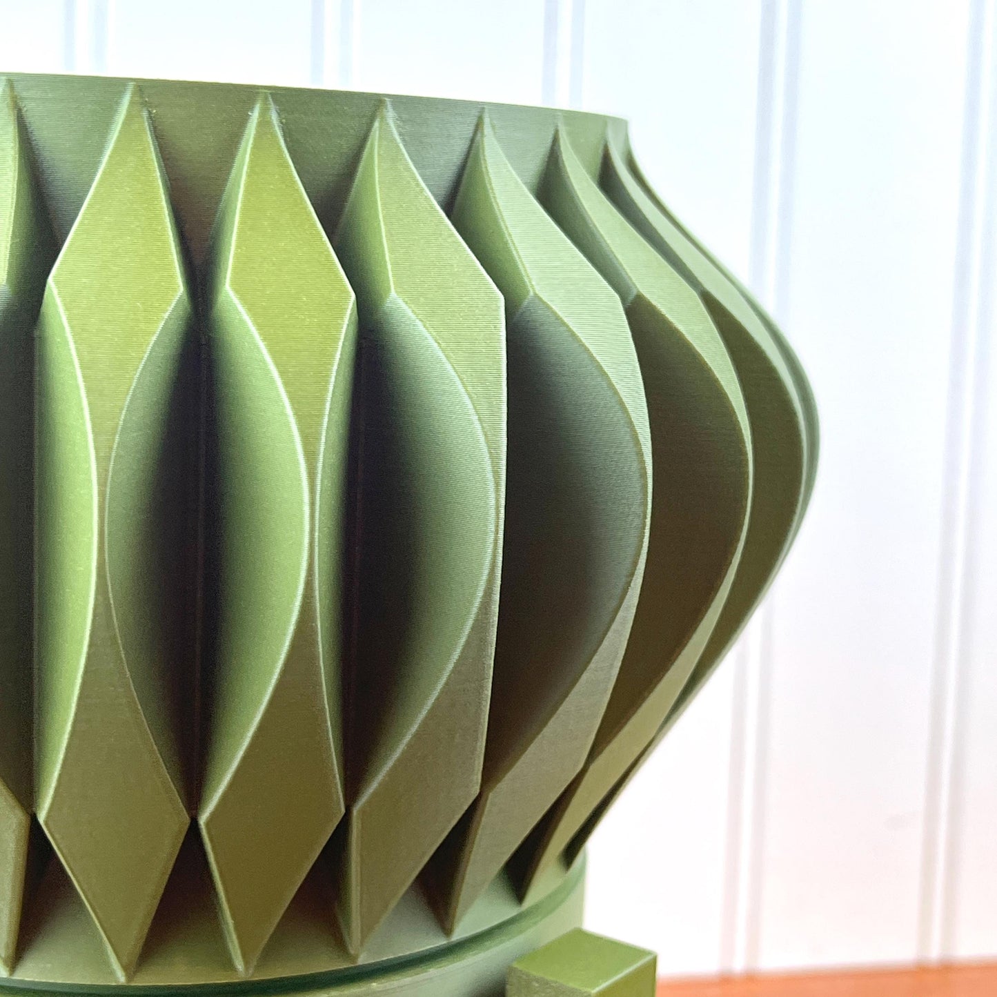 Indoor Flower Pot, Sevi Planter Pot w/ Drainage Hole and Drip Tray, Houseplants, Ecofriendly