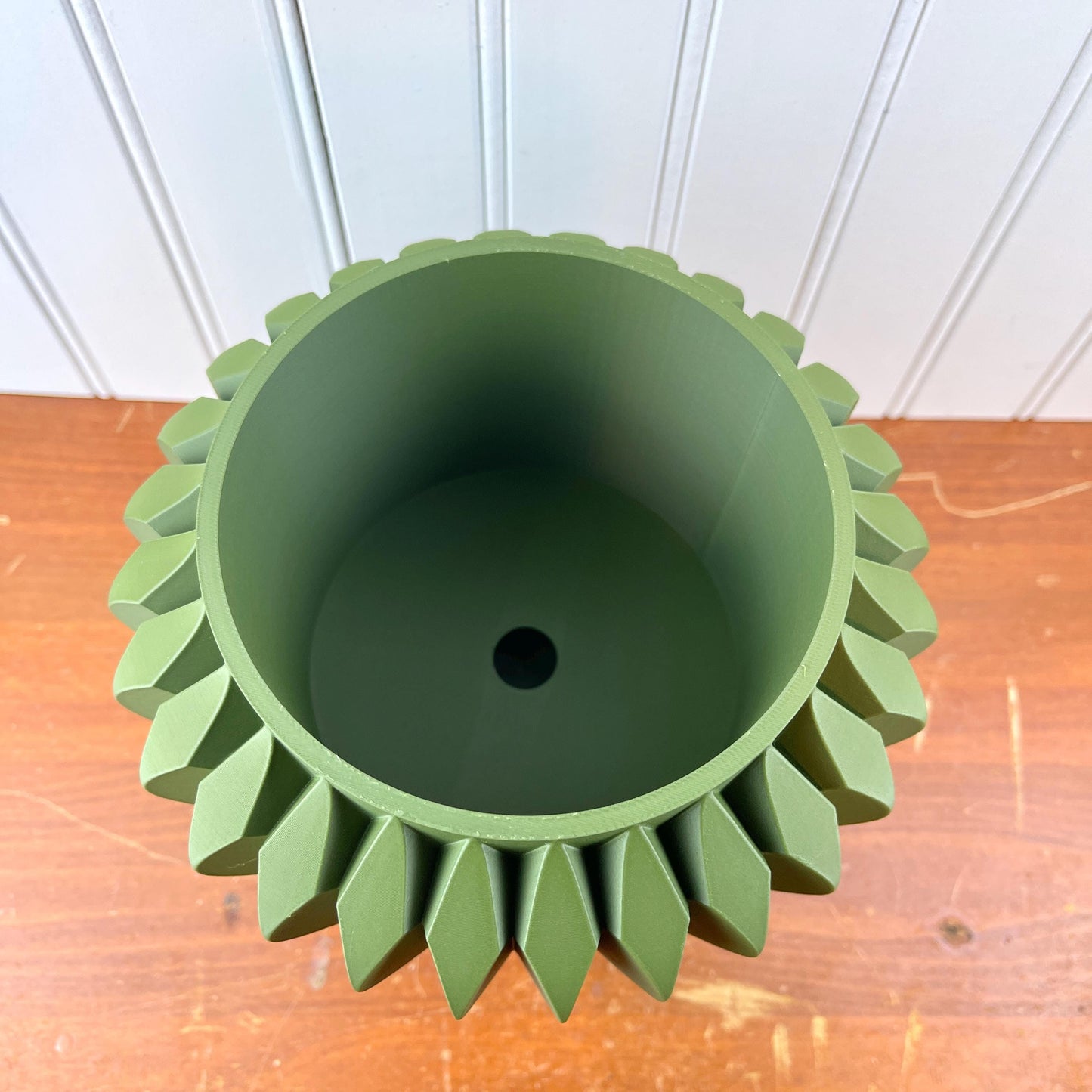 Indoor Flower Pot, Sevi Planter Pot w/ Drainage Hole and Drip Tray, Houseplants, Ecofriendly