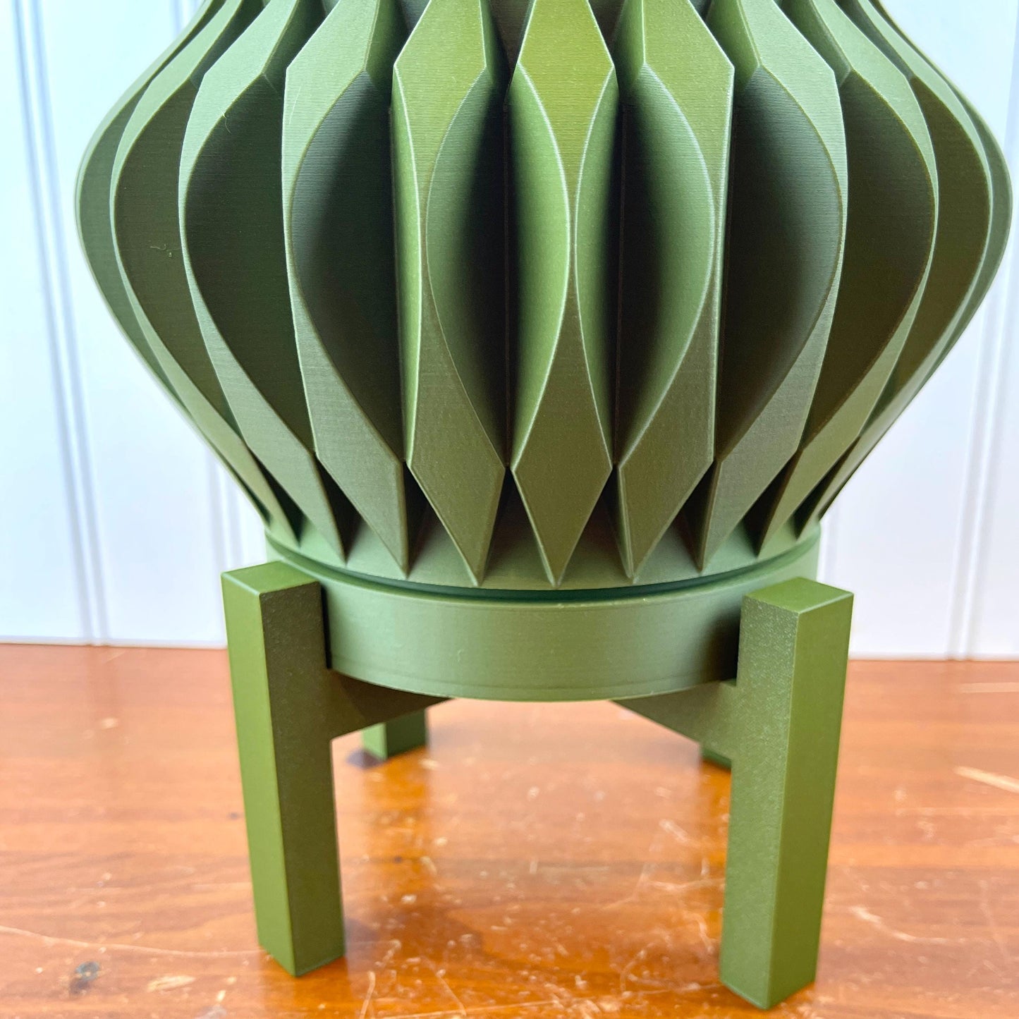 Indoor Flower Pot, Sevi Planter Pot w/ Drainage Hole and Drip Tray, Houseplants, Ecofriendly