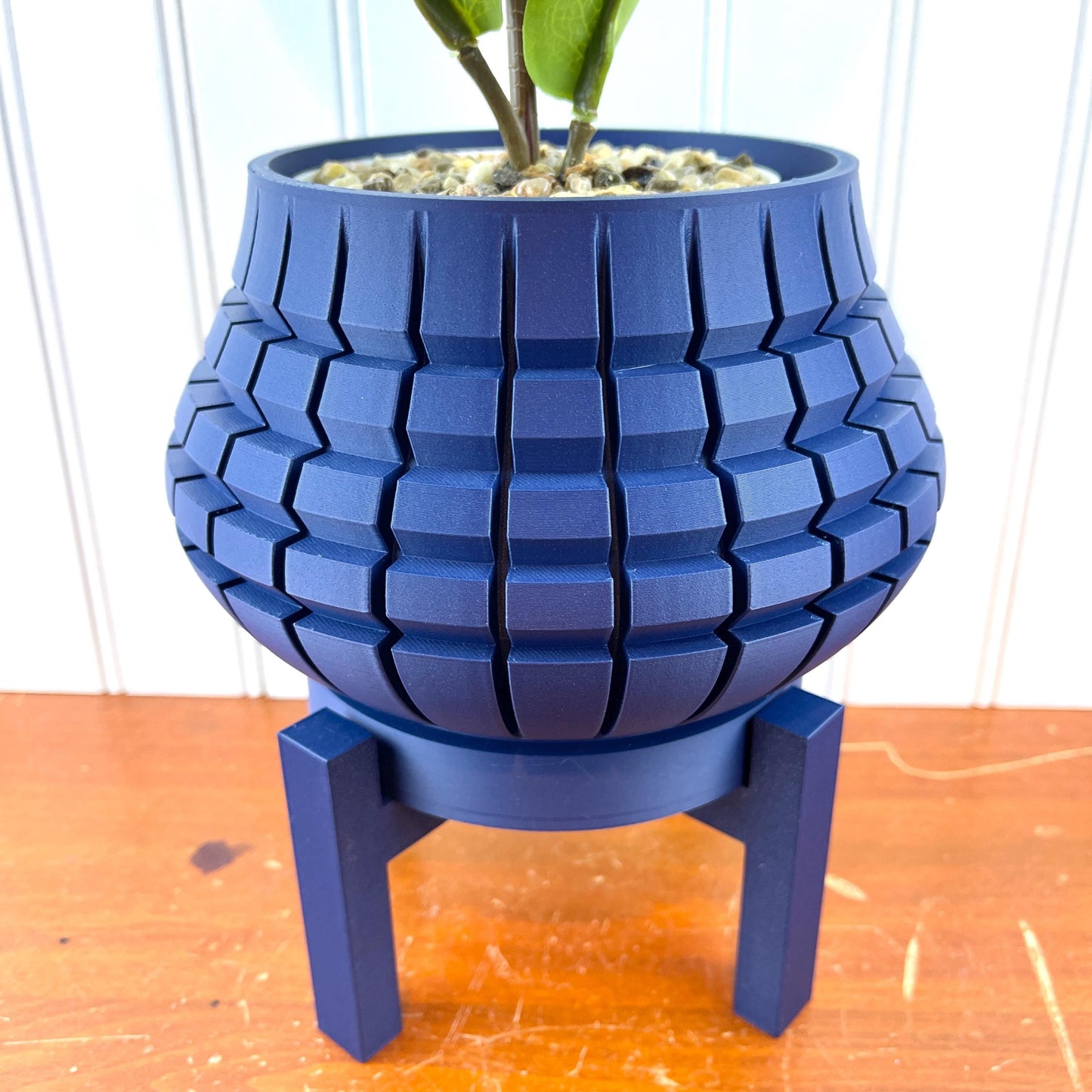 Indoor Flower Pot, Ivane Planter Pot w/ Drainage Hole and Drip Tray, Houseplants, Ecofriendly