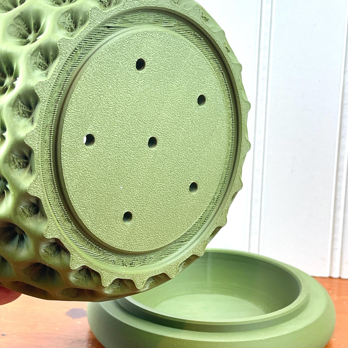 Modern Geometric Planter with Drainage Tray, Starry Planter Pot, Modern Succulent & Houseplant Pot, Honeycomb Design