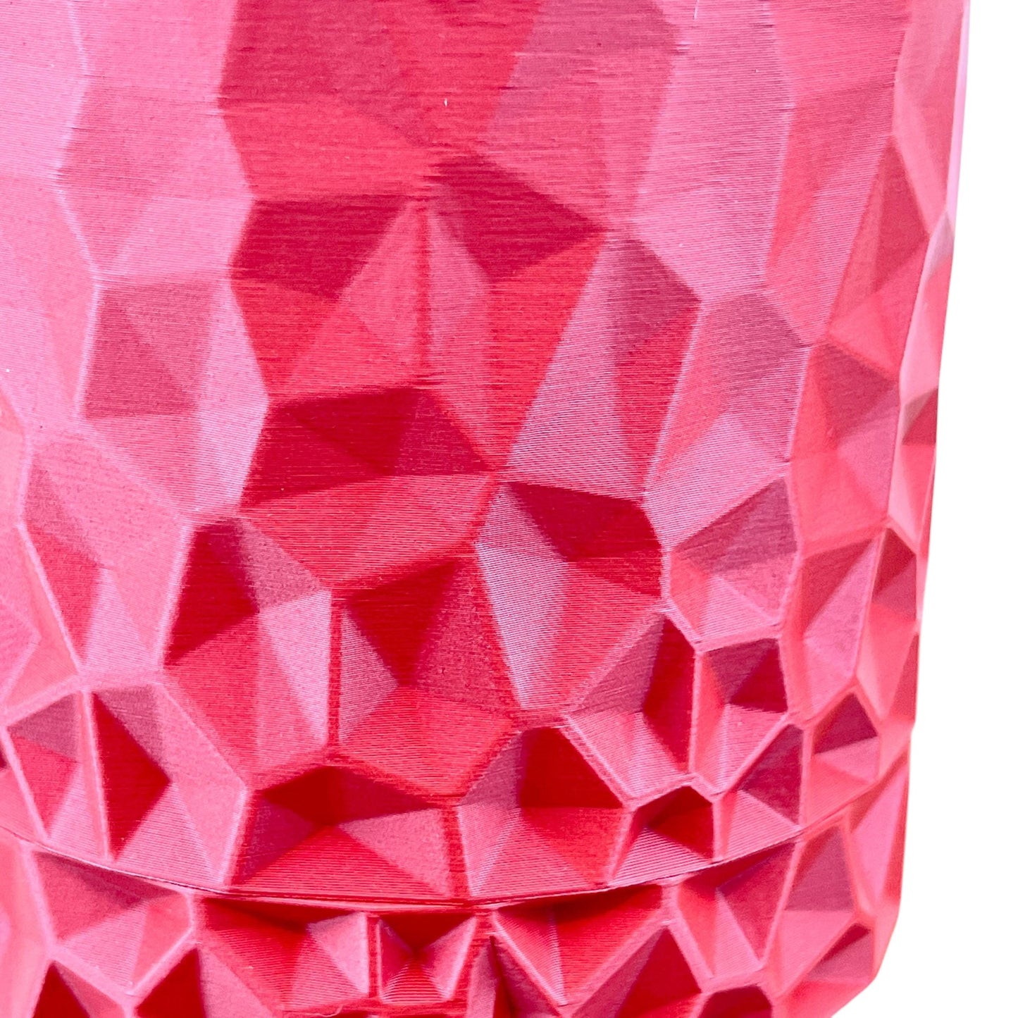 Voronoi Planter with Screw on Drip Tray, Indoor Flower Pot