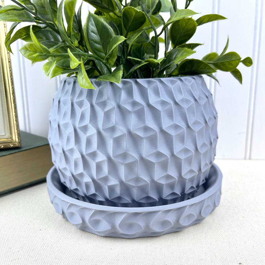 Hexa Planter Pot, Indoor Flower Pot, Tabletop Planter, Succulent Planter