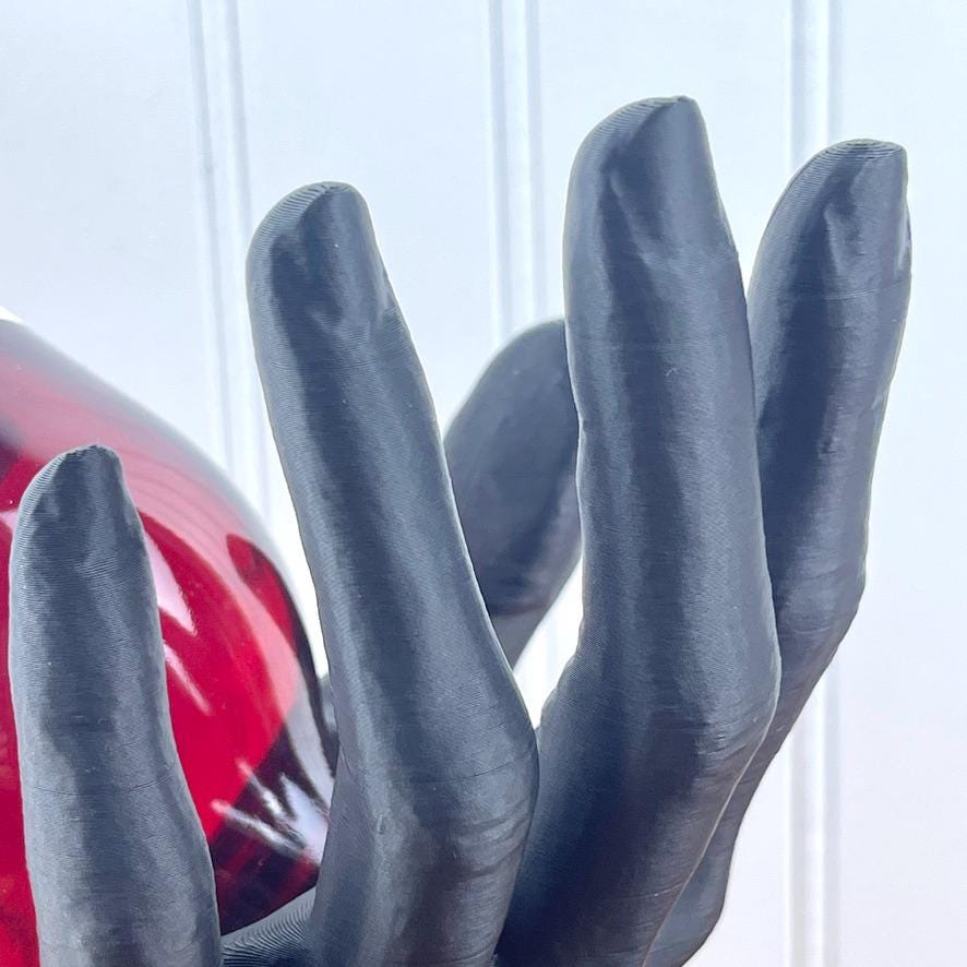 VinoGrace,  Hand Sculpture Wine Bottle Holder, Cantilever Bottle Holder