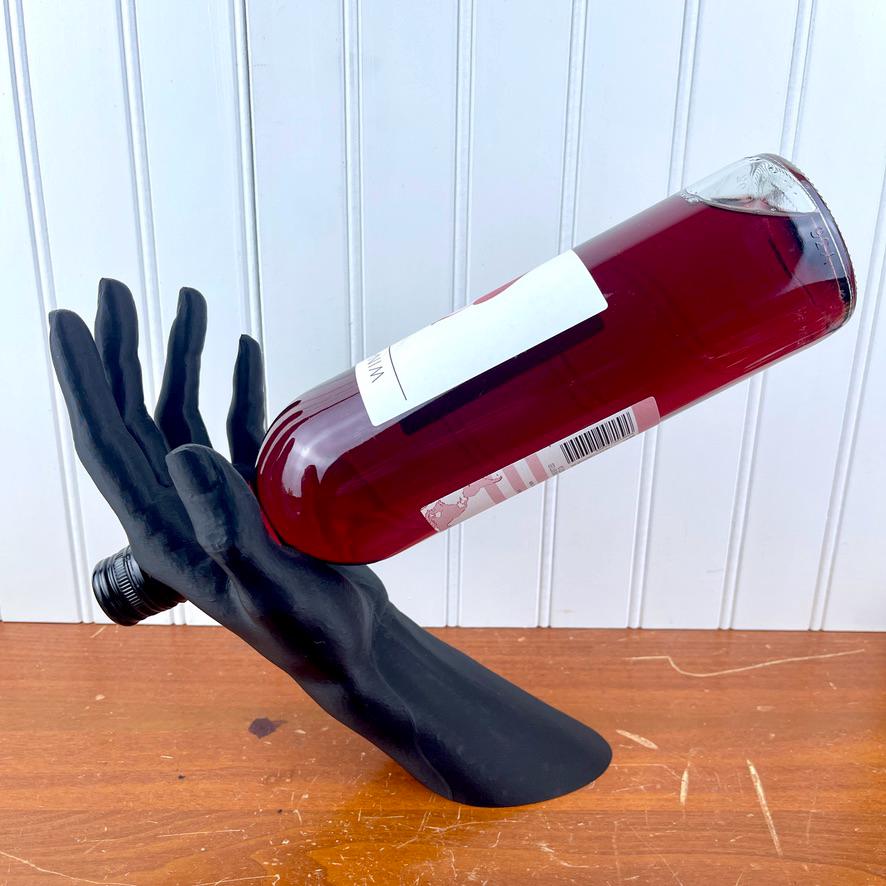 VinoGrace,  Hand Sculpture Wine Bottle Holder, Cantilever Bottle Holder