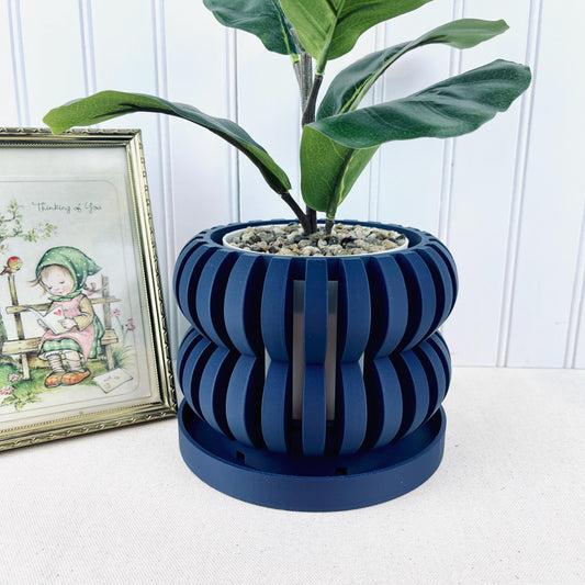 Oli Orchid Planter Pot, Modern Indoor Orchid Planter Pot, Tabletop Planter