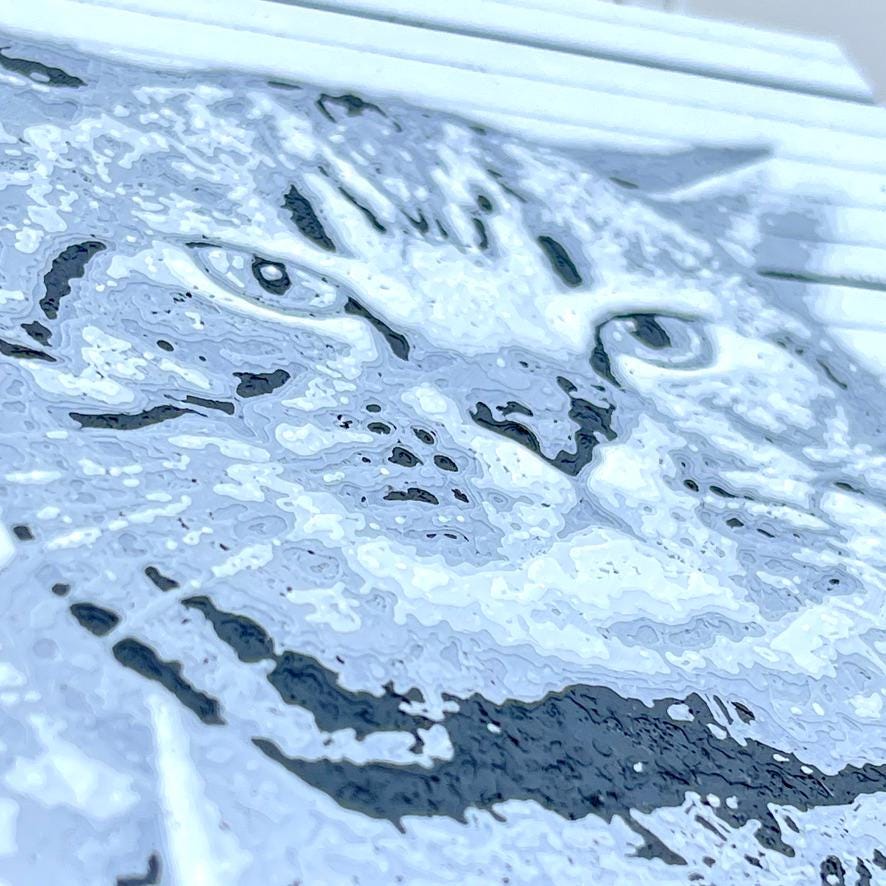 Wall Art, Funny Cat Mugshot, "I Hate People", Sassy Cat, Cat Lover Gift, Cat Attitude