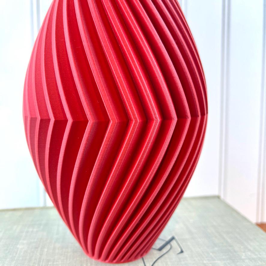 Modern Geometric Vase, The Soko Vase, Twisted Geometric Design, Sleek Minimalist Home Decor, Decorative Accent, Eco-Friendly, Biodegradable
