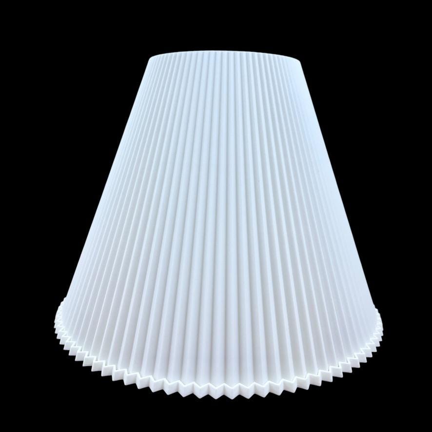 Ridged Table Lamp, Desk Lamp and Shade, Bedside Lamp