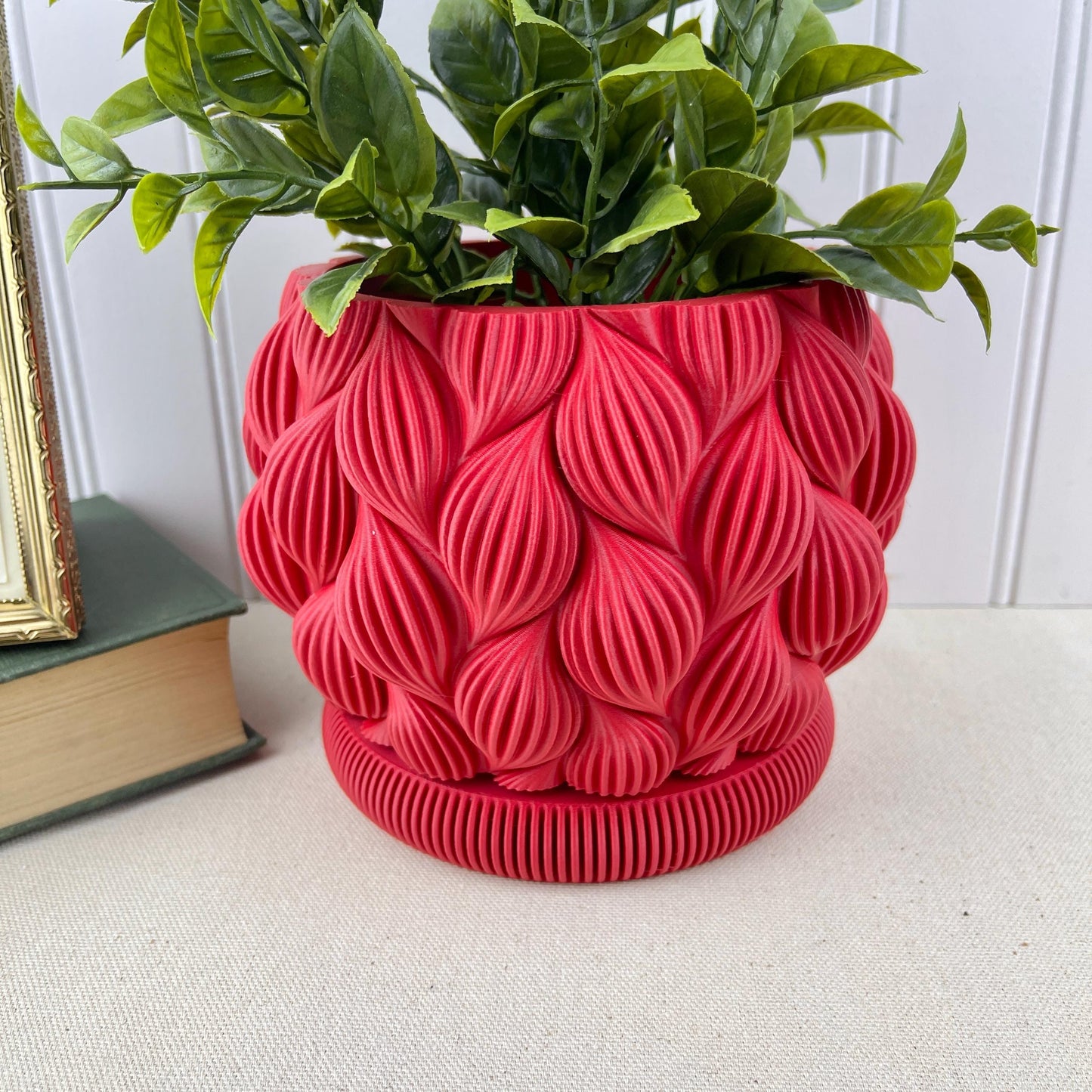 Ripple Planter Pot, Indoor Flower Pot