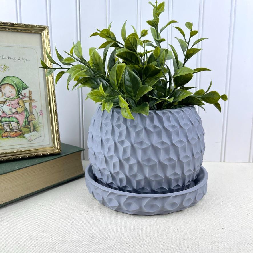 Hexa Planter Pot, Indoor Flower Pot, Tabletop Planter, Succulent Planter