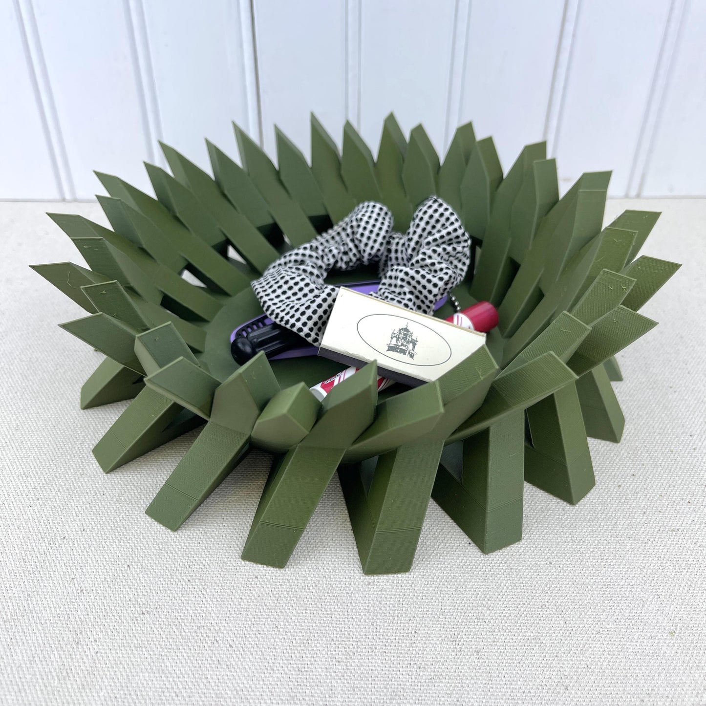 Novi Catch-All Bowl, Modern Storage Bowl, Spiky Design, Functional Art