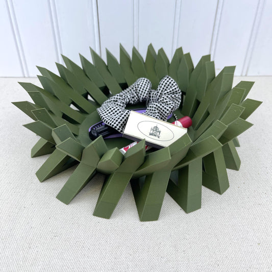 Novi Catch-All Bowl, Modern Storage Bowl, Spiky Design, Functional Art